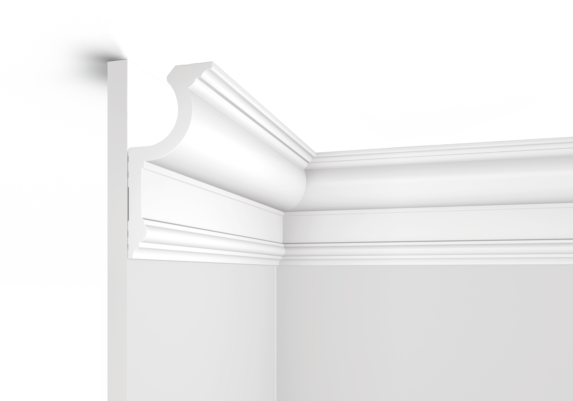 Карниз A188 Hiwood 81,6мм×170мм×2м