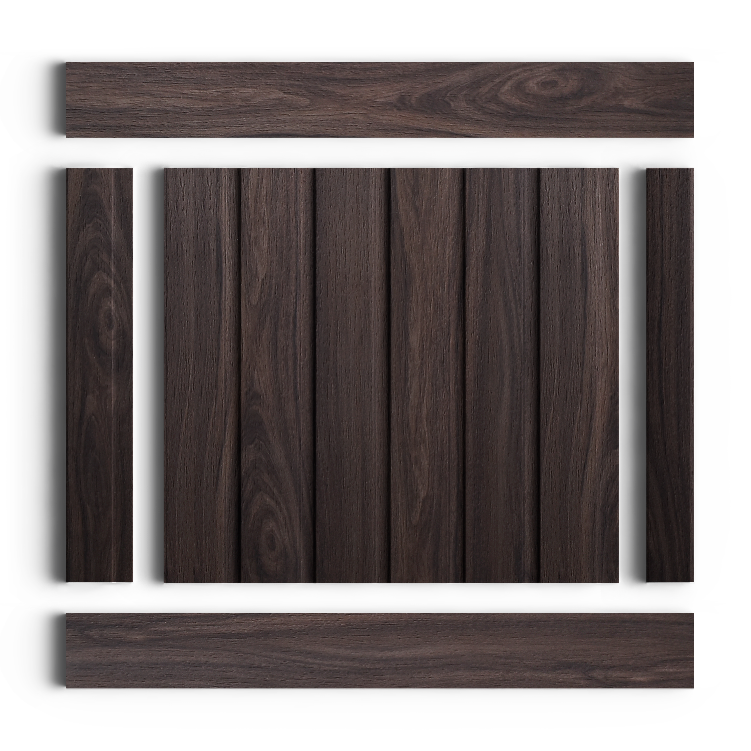 Панель декоративная LV123N BR395 Hiwood 120мм×12мм×2.7м