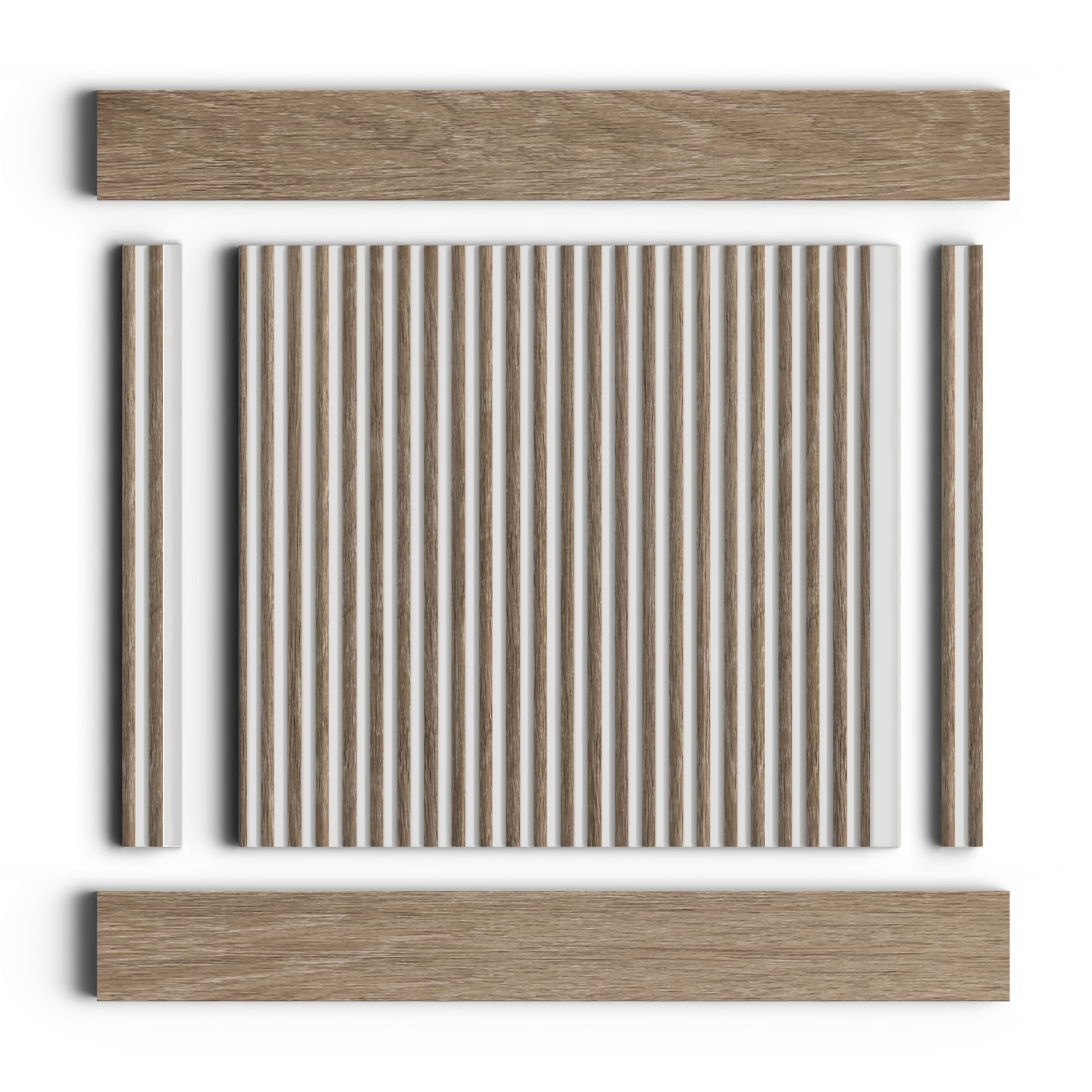 Панель декоративная LV129 BR417N Hiwood 120мм×12мм×2.7м