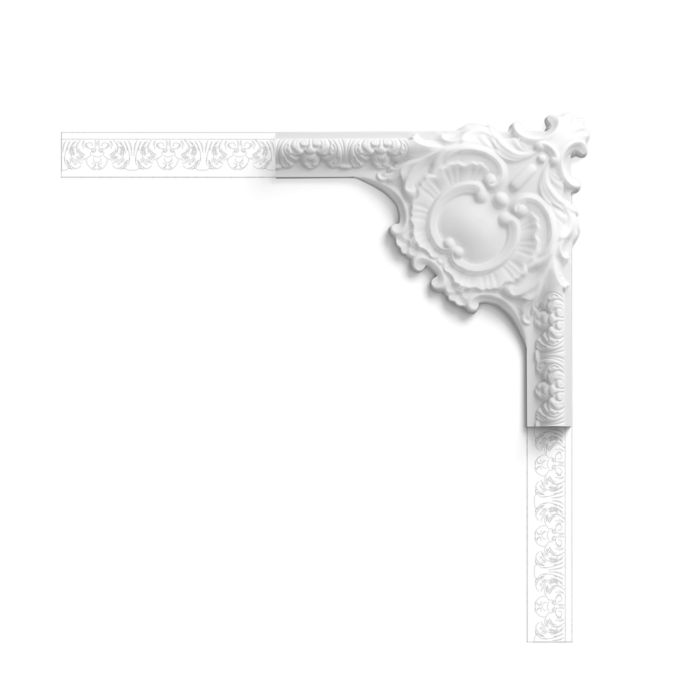 Лепнина P3020A угловой элемент