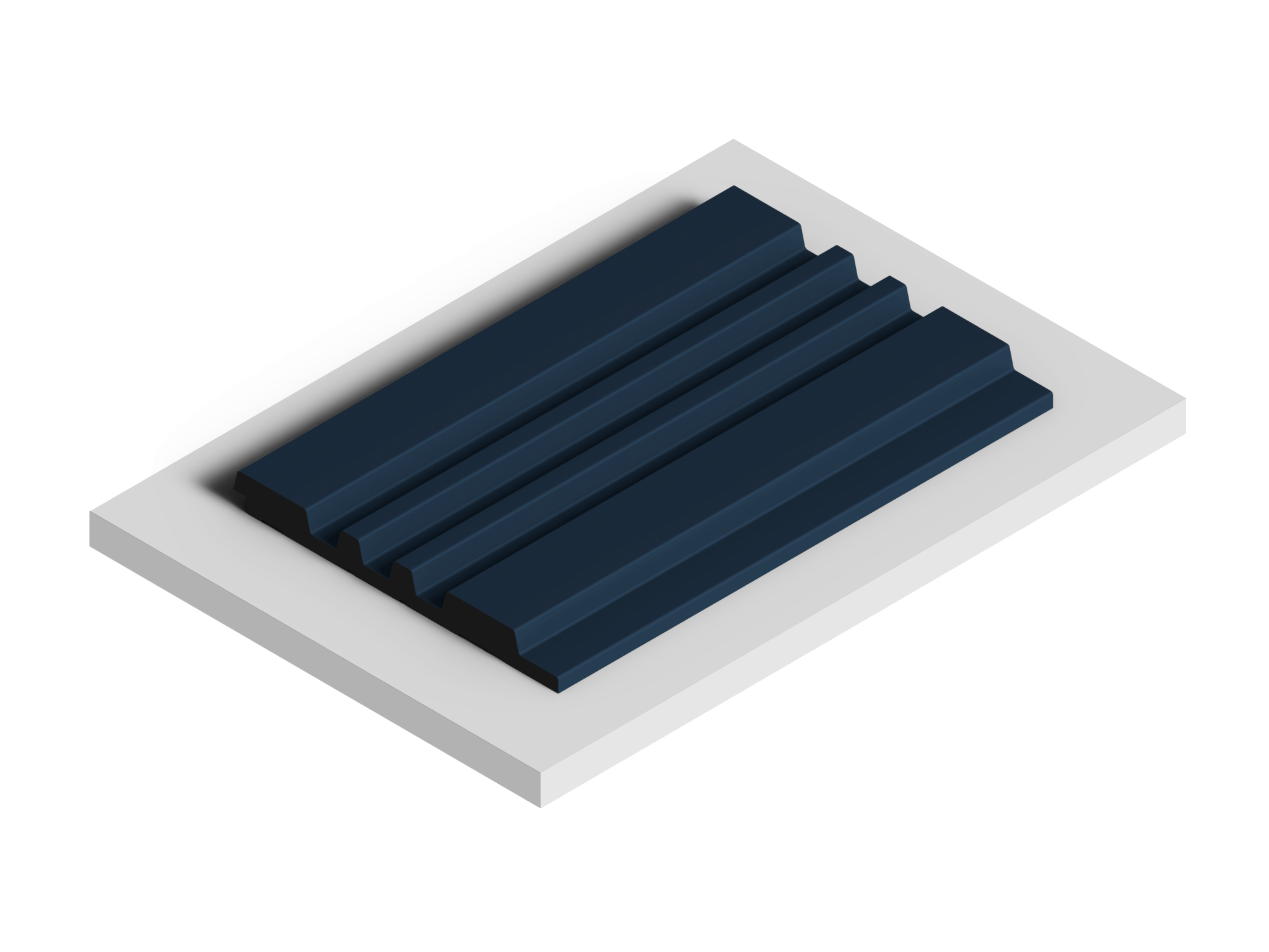 Панель декоративная LV121 BU22 Hiwood 120мм×12мм×2.7м