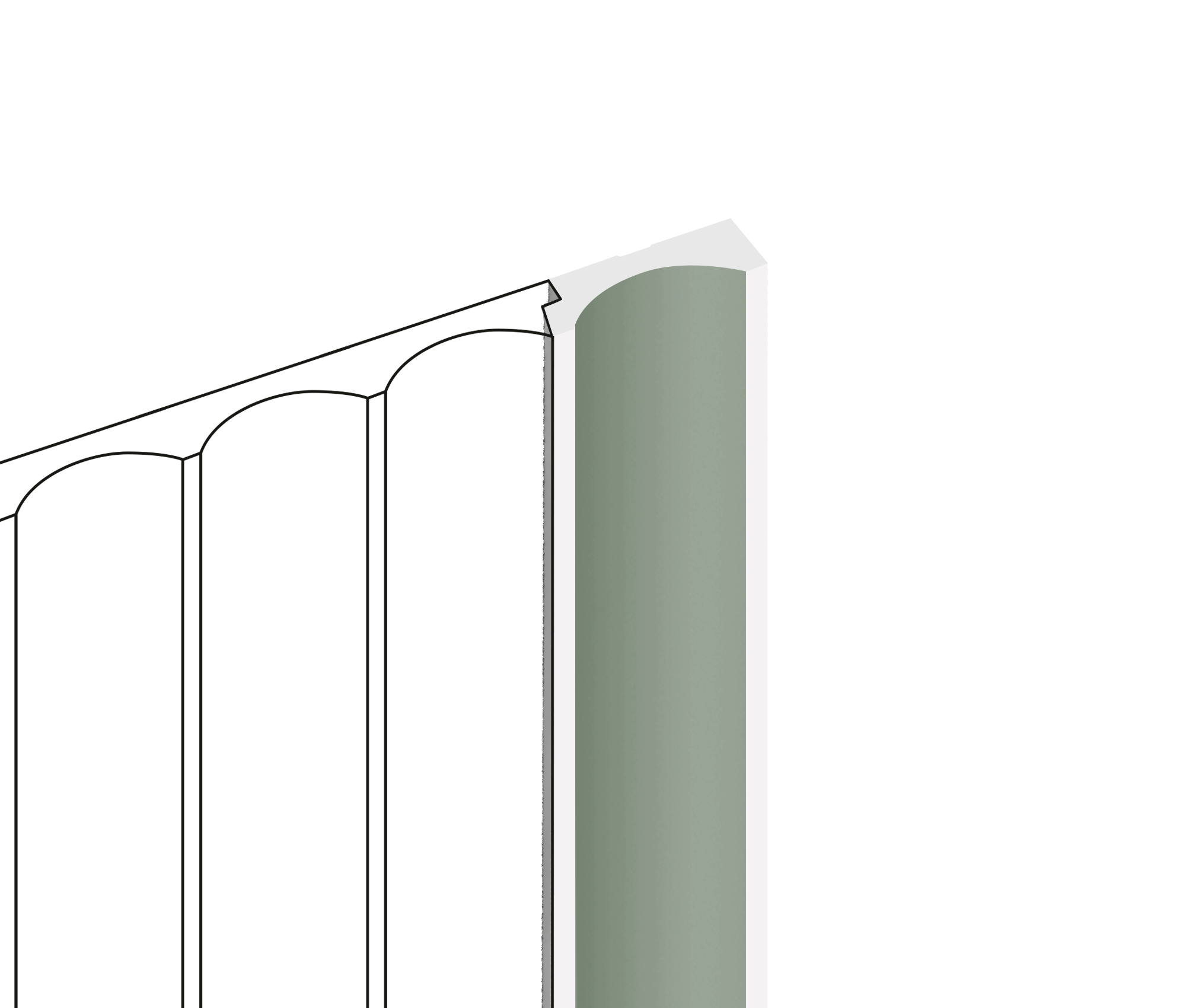 Финишный молдинг LF139B GN69 Hiwood 34мм×2,7м