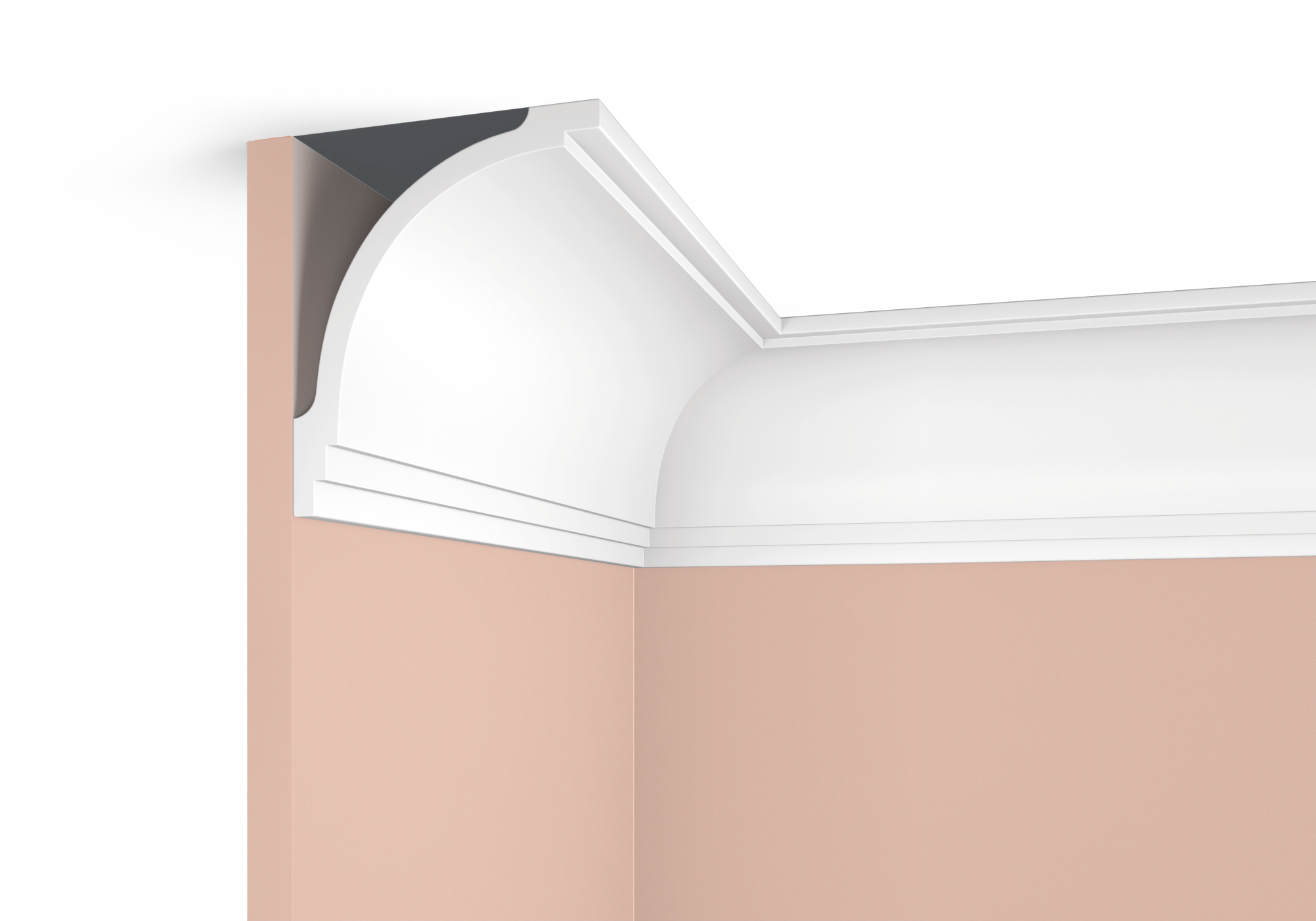 Карниз A195 Hiwood 150мм×125мм×2м