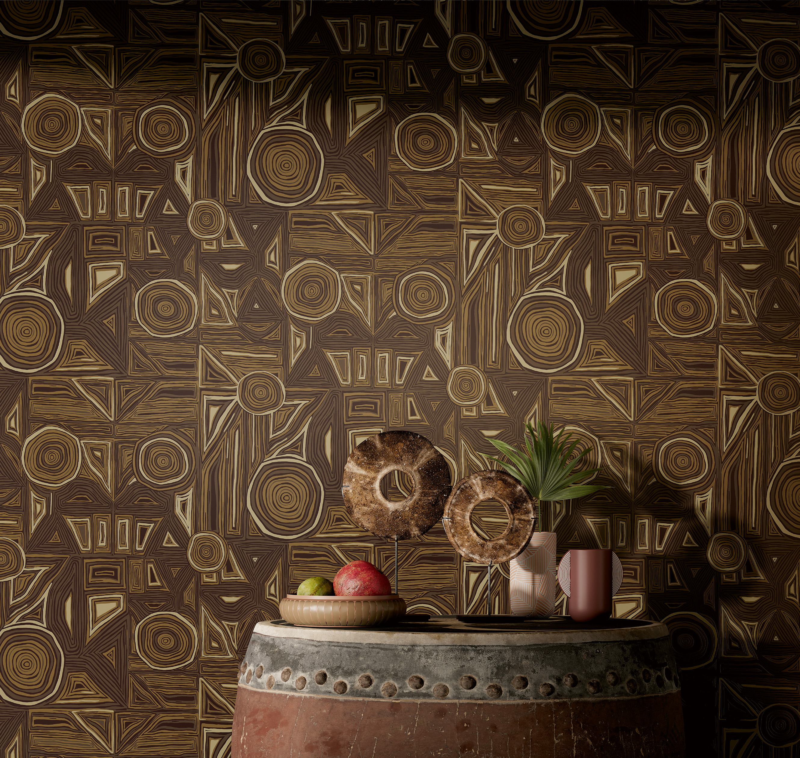 Обои PLZ1 010/1 Milassa Полинезия Milassa коллекция Полинезия производства  в интернет-магазине Обоитрейд