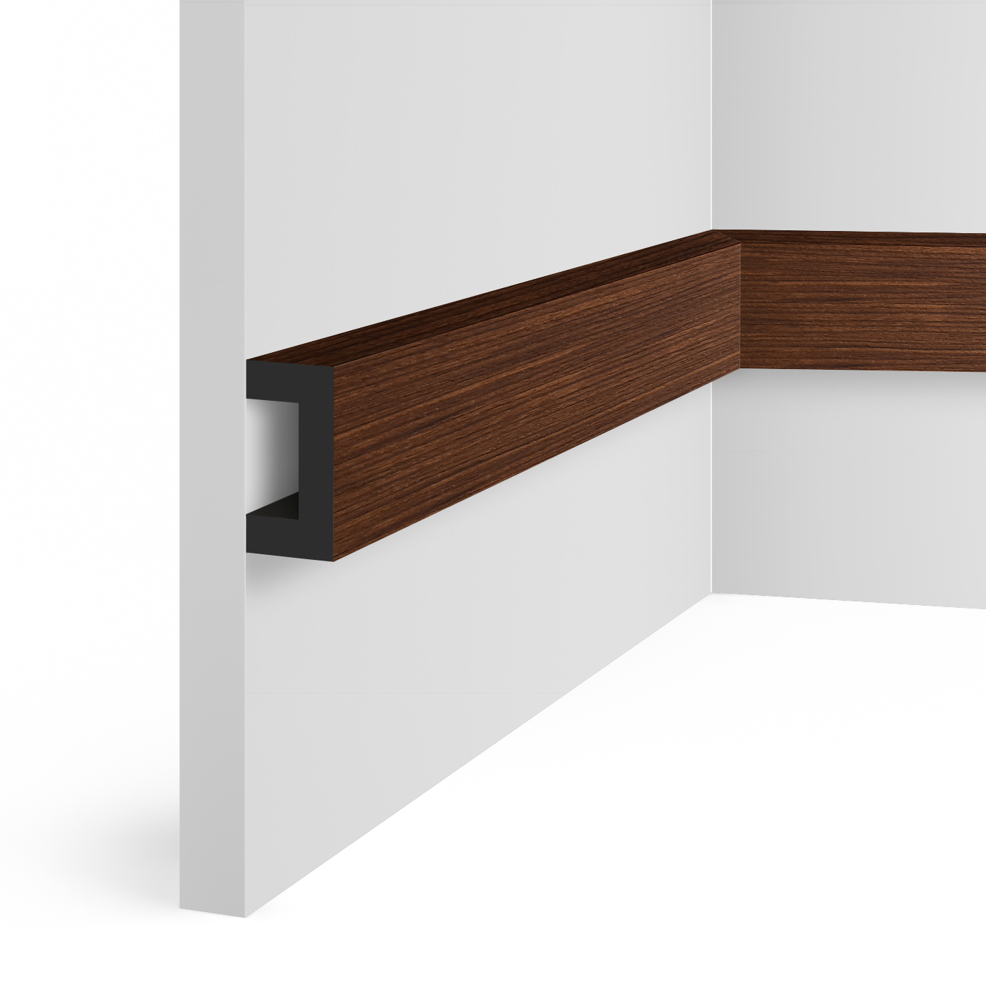 Декоративная рейка LB40 BR396 Hiwood 40мм×20мм×2.7м