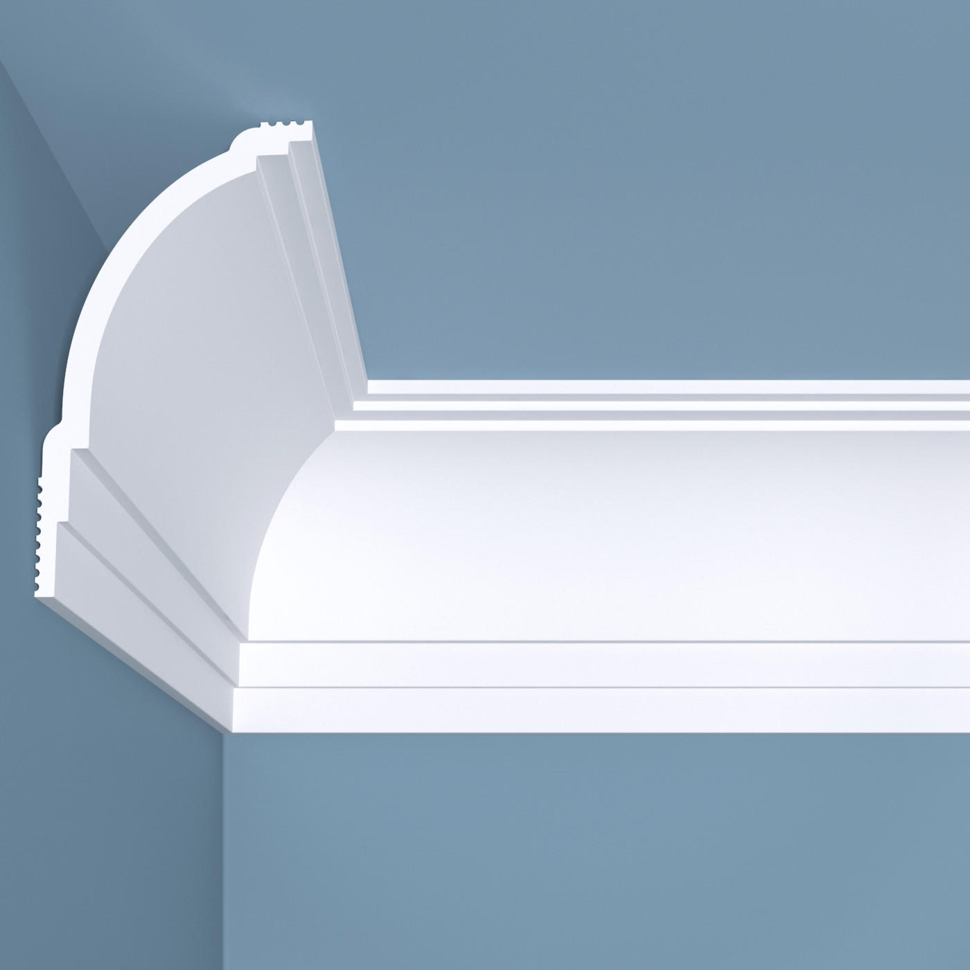 Карниз потолочный К18 Bello Deco 120мм×70мм×2м