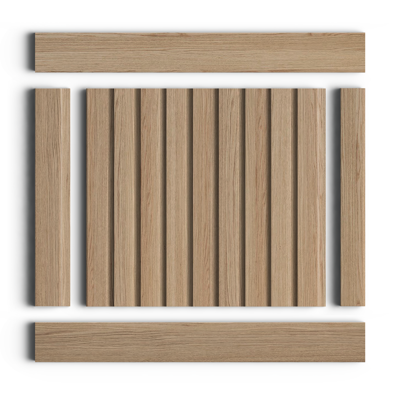 Панель декоративная LV124 BR417 Hiwood 120мм×12мм×2.7м