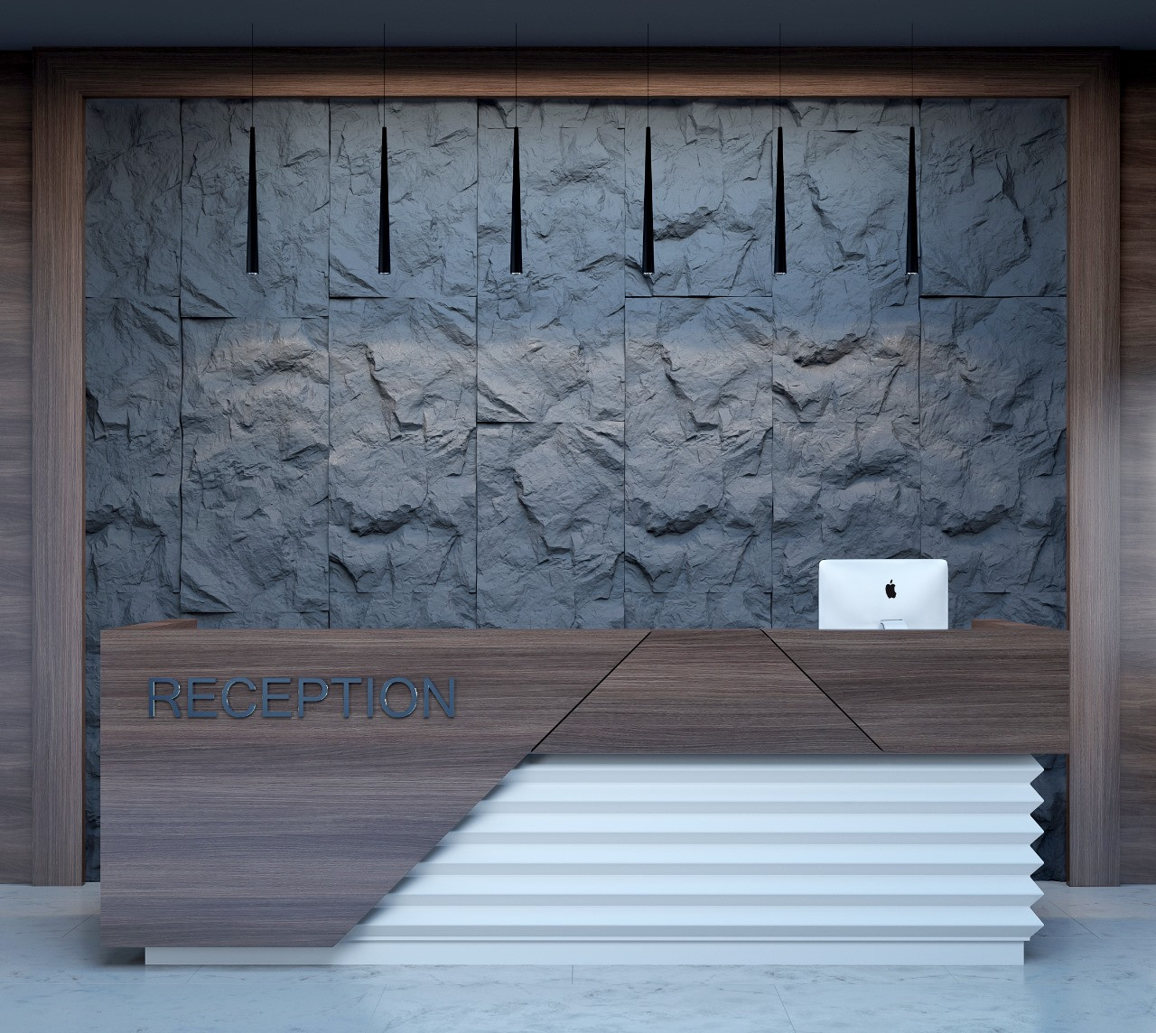 Стеновая панель C001-1 PU Bello Deco 60мм×600мм×1,2м