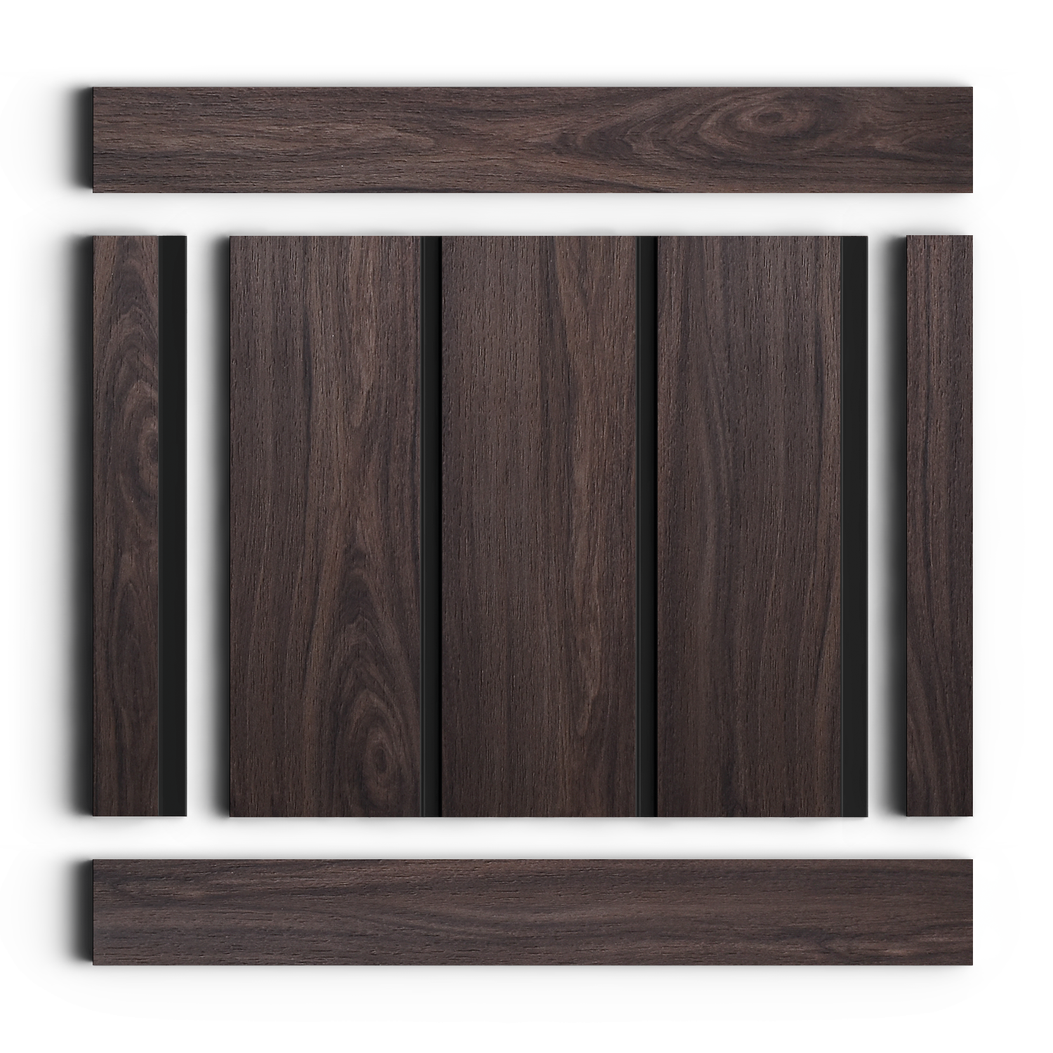 Панель декоративная LV127 BR395K Hiwood 120мм×12мм×2.7м