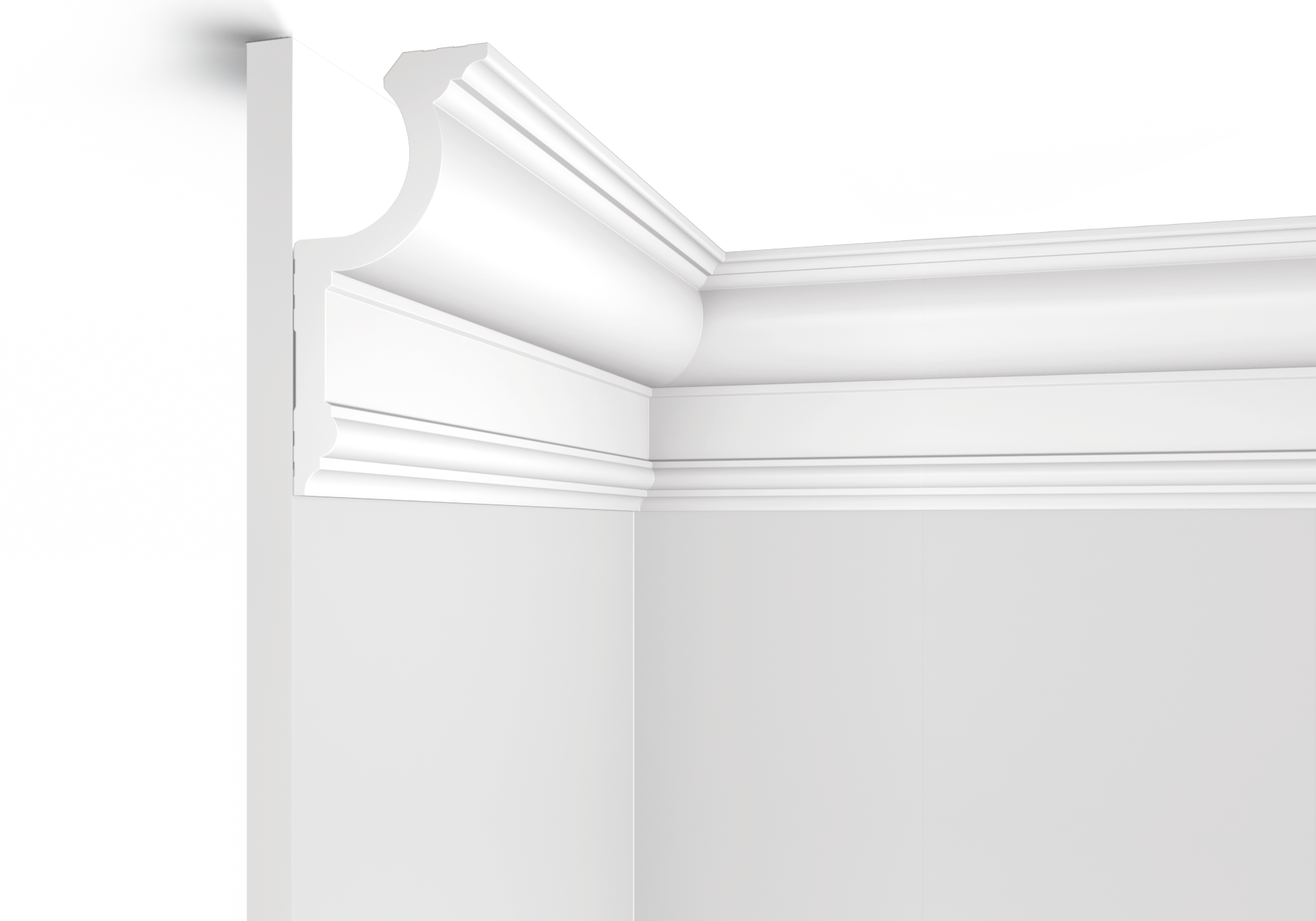 Карниз A127 Hiwood 55мм×115мм×2м