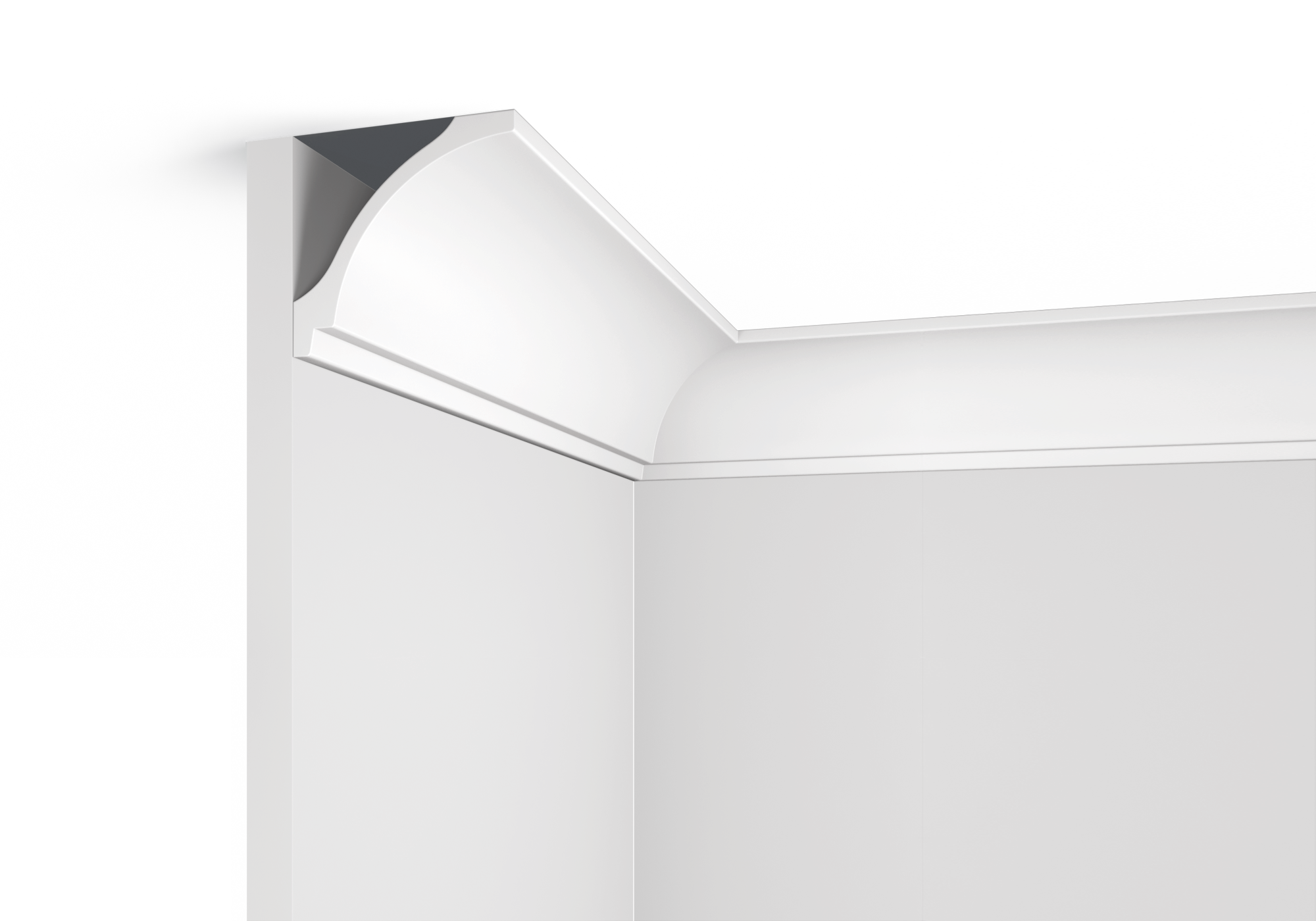 Карниз A126 Hiwood 92мм×87мм×2м