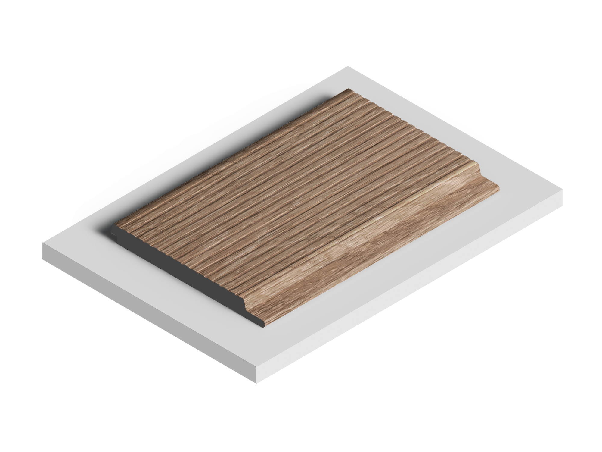 Панель декоративная LV127L BR416 Hiwood 120мм×12мм×2.7м