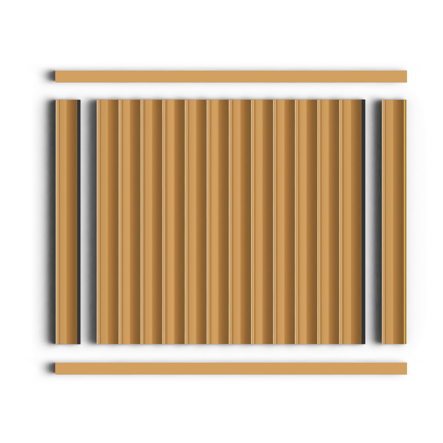Молдинг D12V1 G365 Hiwood 12мм×12мм×2,7м