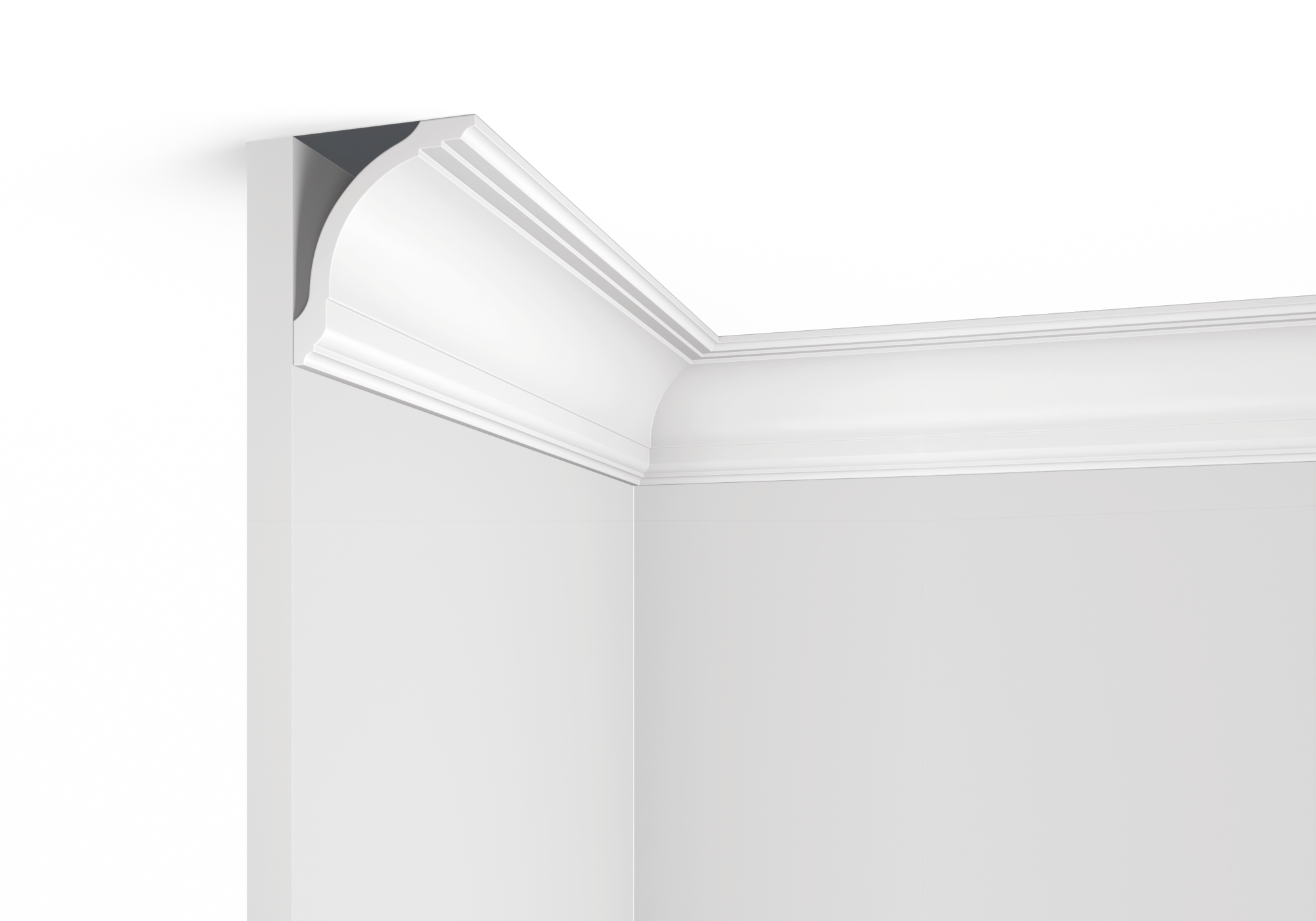 Карниз A118 Hiwood 90,2мм×76,4мм×2м