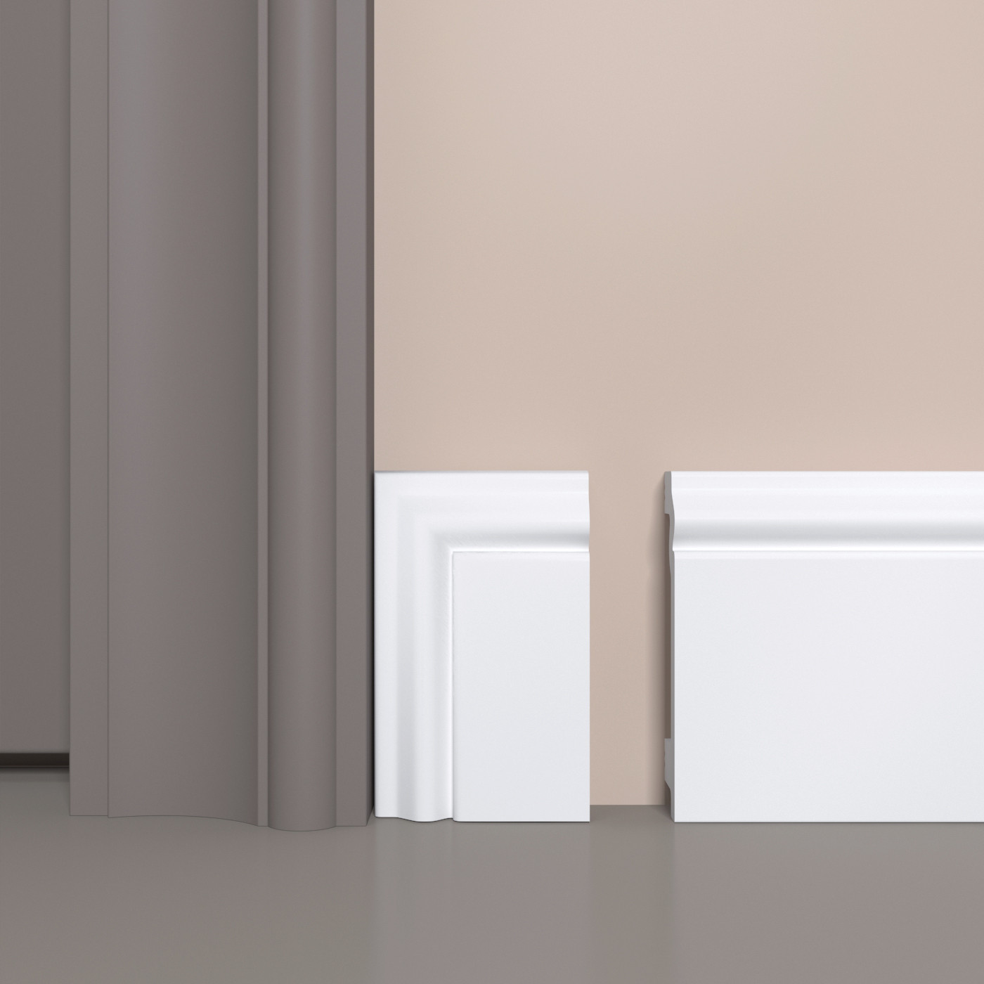 Плинтус напольный П3 Bello Deco 80мм×20мм×2м