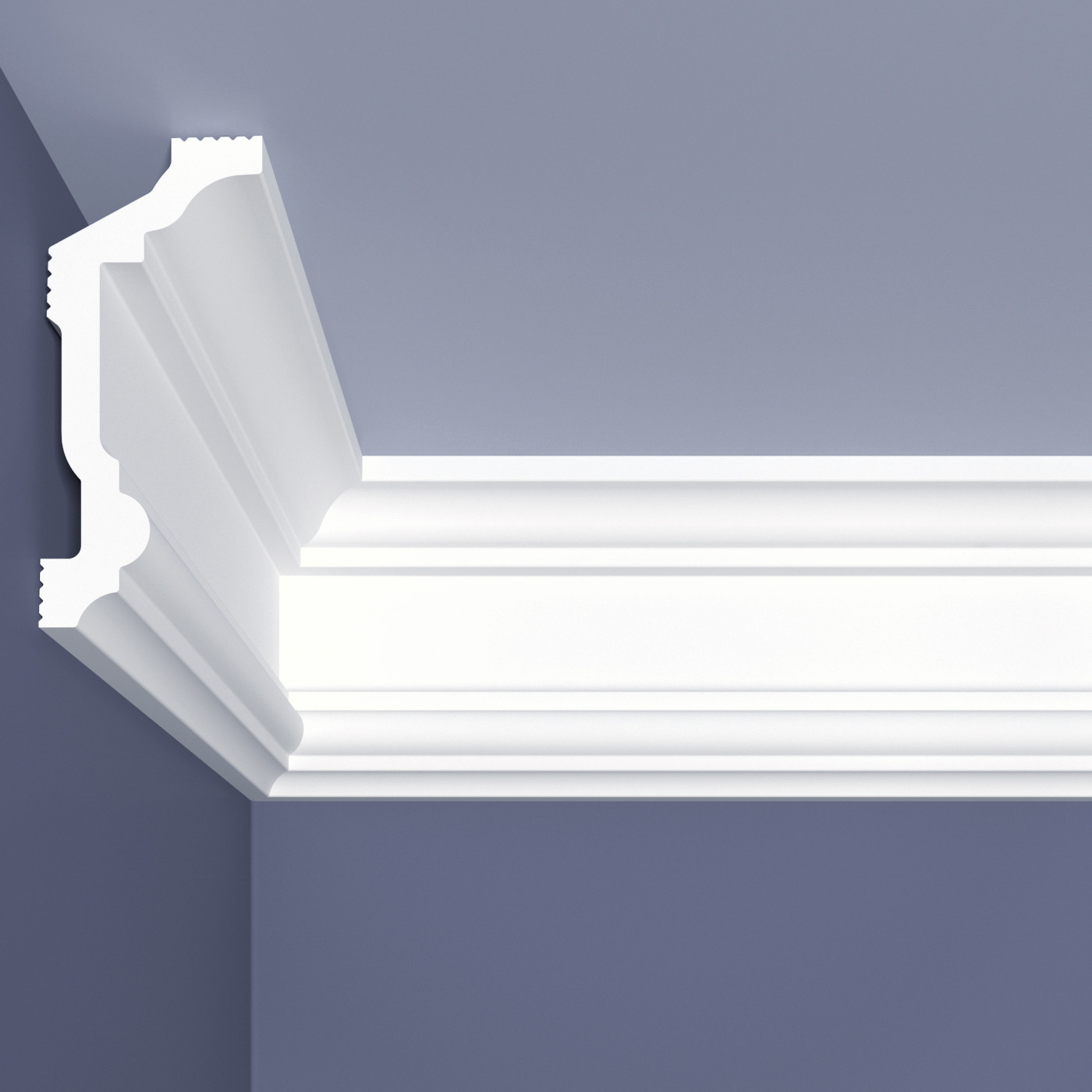 Плинтус потолочный С2/110 Bello Deco 110мм×50мм×2м