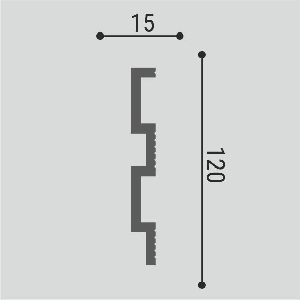 Стеновая панель СП 24/3 Bello Deco 15мм×120мм×3м