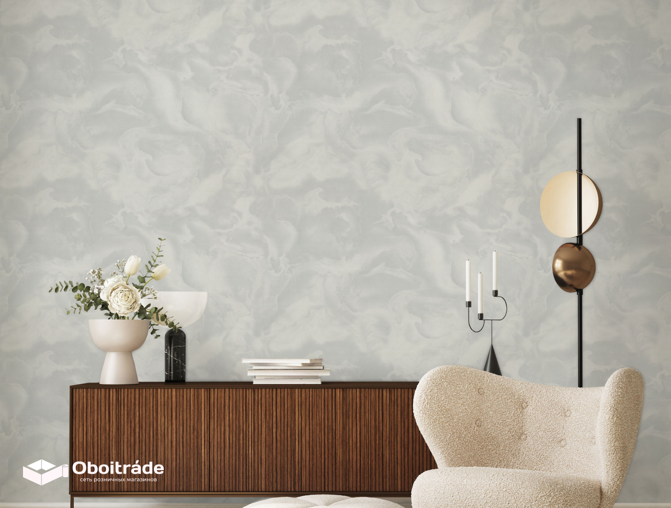 Обои 7325-12 Euro Decor Floravento Euro Decor коллекция Floravento производства РОССИЯ в интернет-магазине Обоитрейд