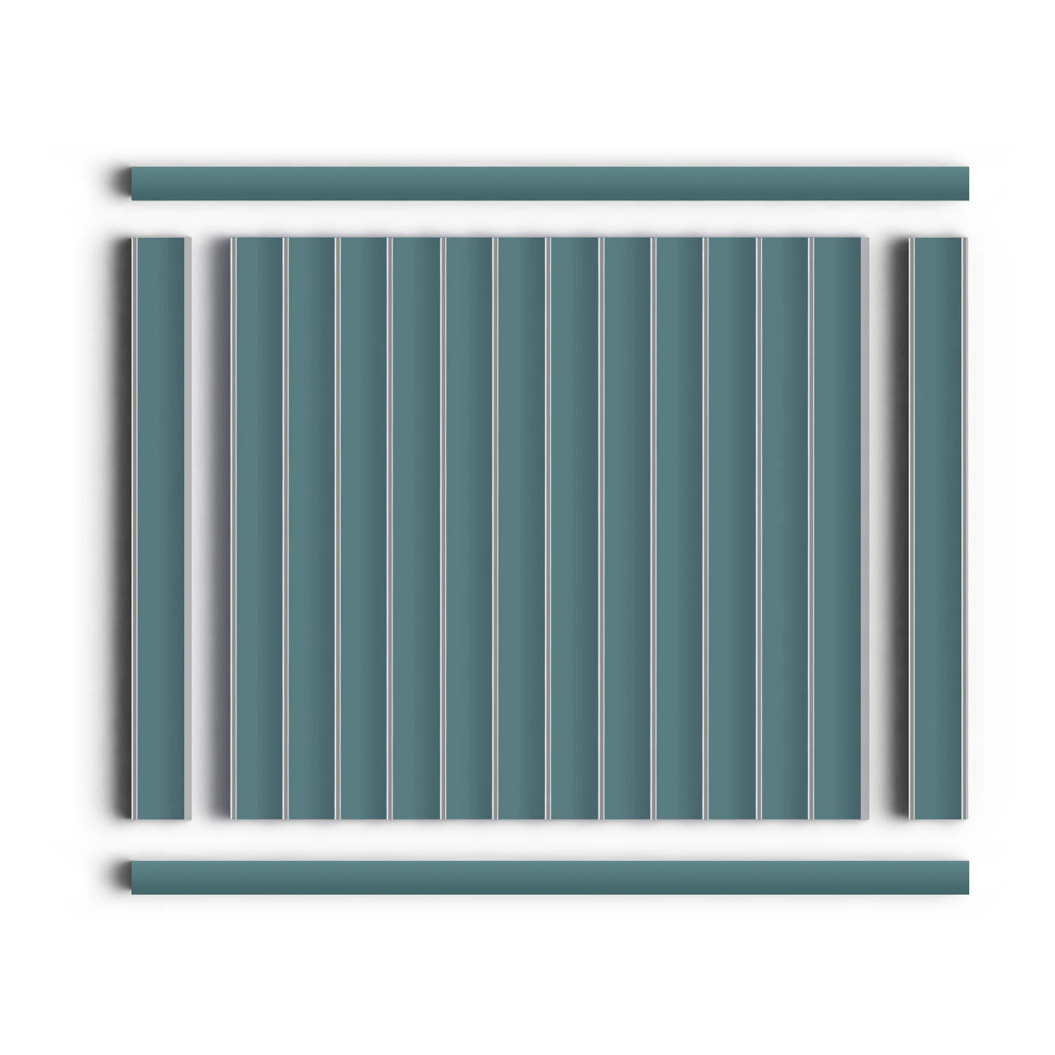 Молдинг D15V2 BU27 Hiwood 15мм×15мм×2,7м
