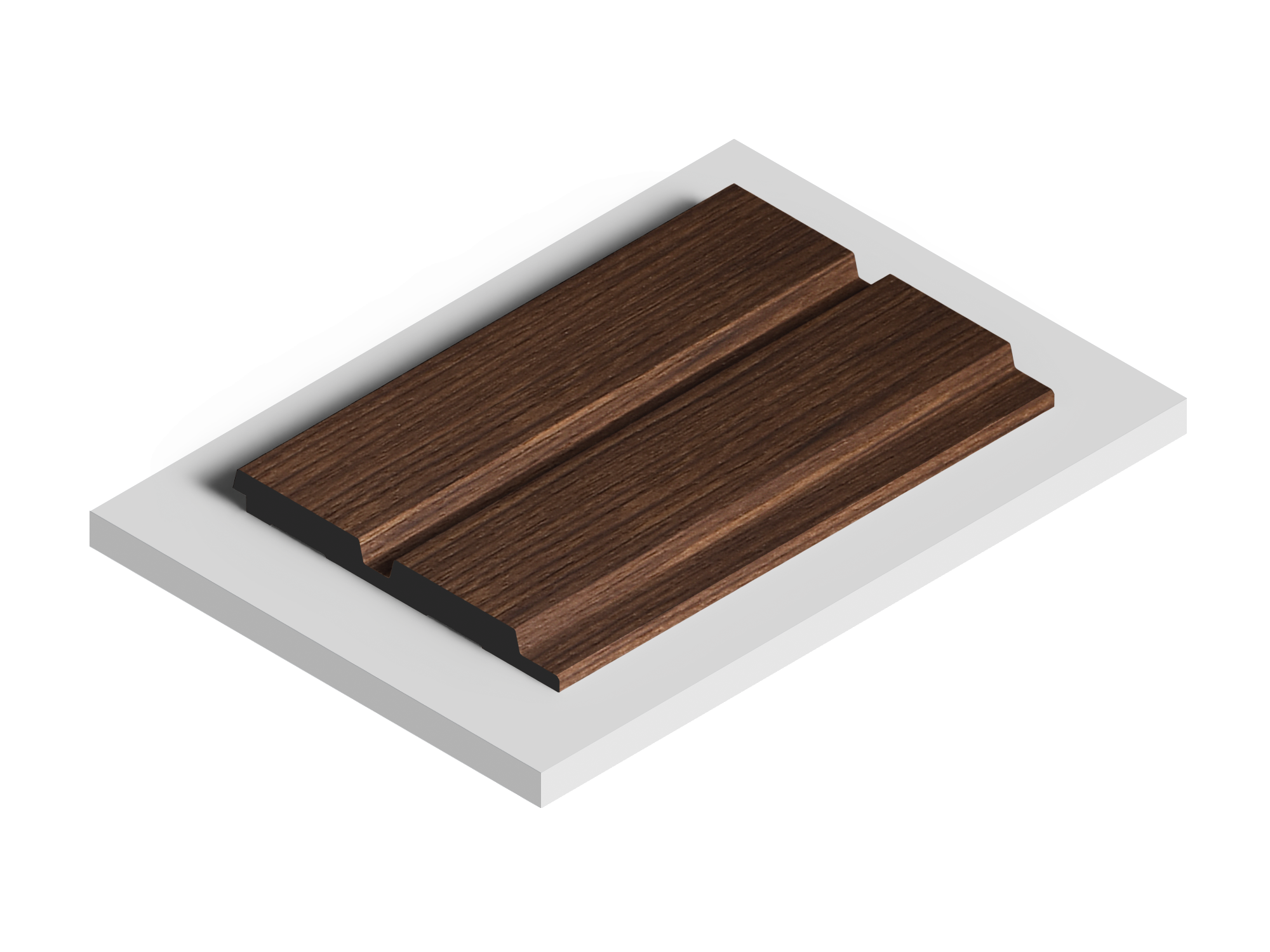 Панель декоративная LV123N BR396 Hiwood 120мм×12мм×2.7м