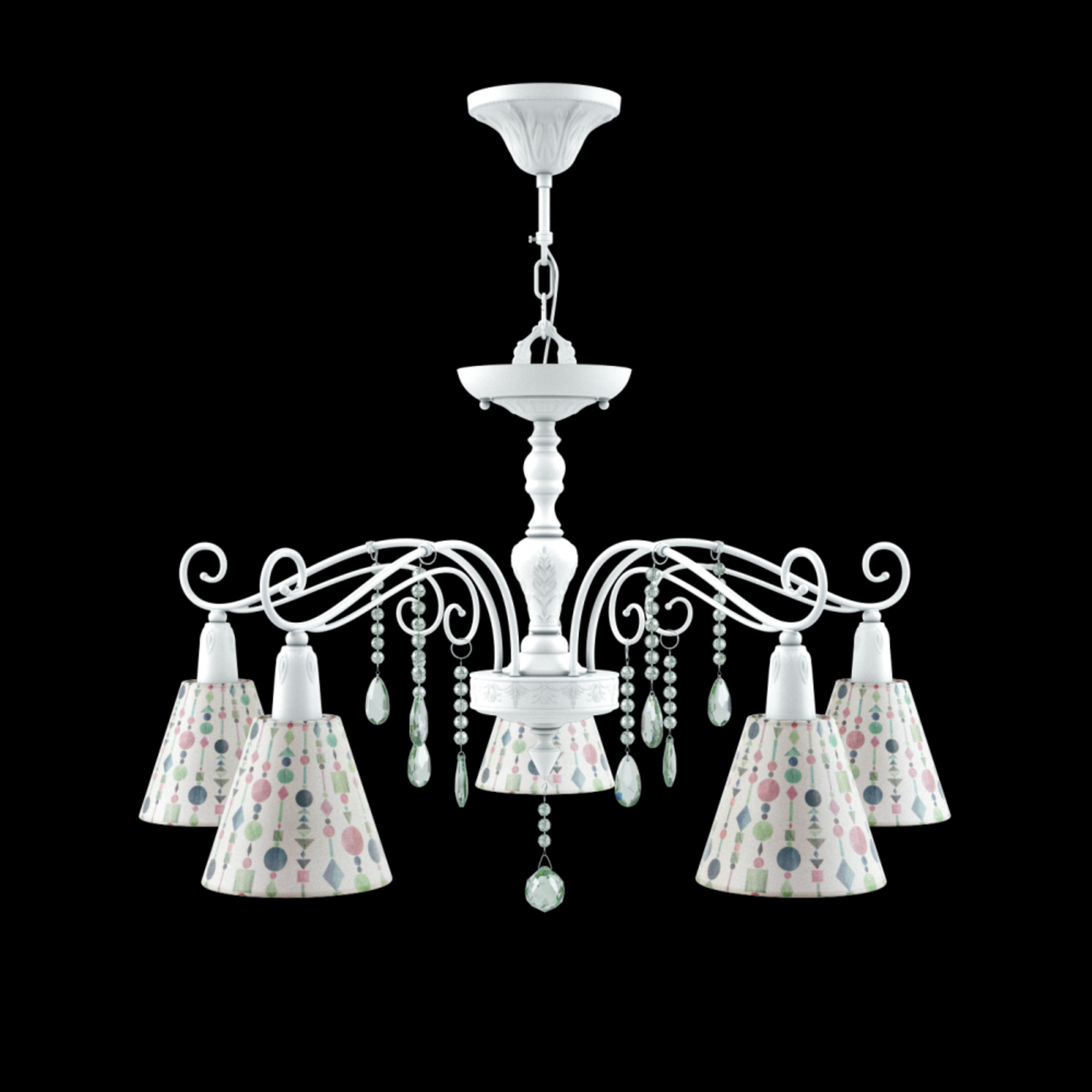Люстра Maytoni Provence E4-05-WM-LMP-O-17-CRL-E4-05-GR-DN