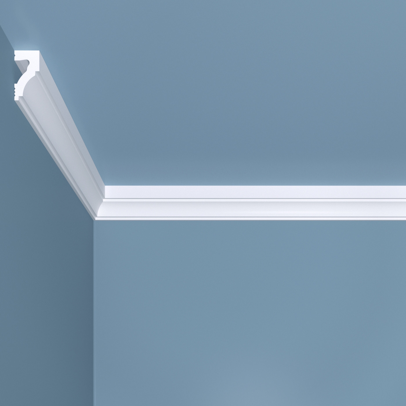 Карниз потолочный М22 Bello Deco 30мм×15мм×2м