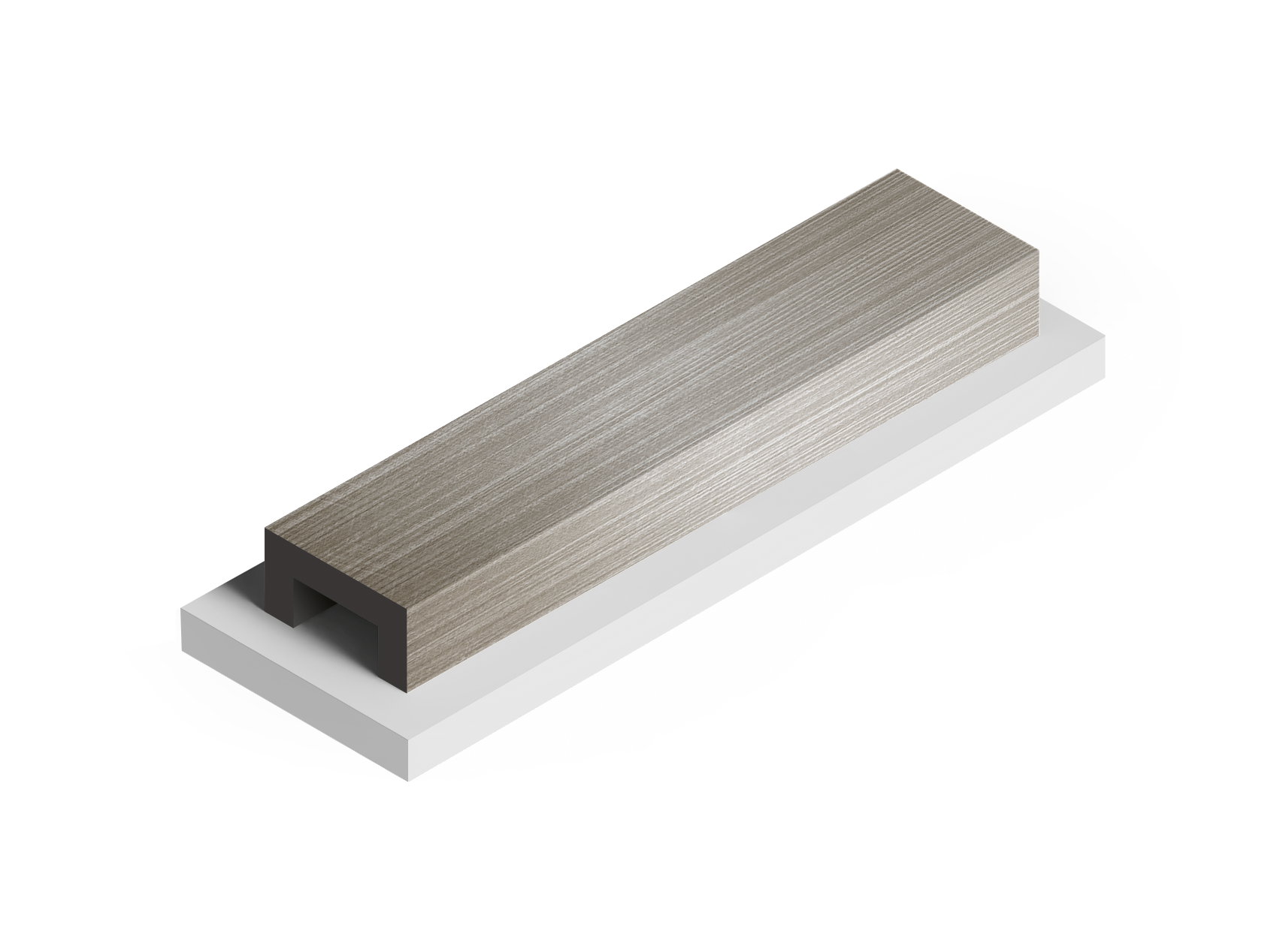 Декоративная рейка LB40 S15 Hiwood 40мм×20мм×2.7м