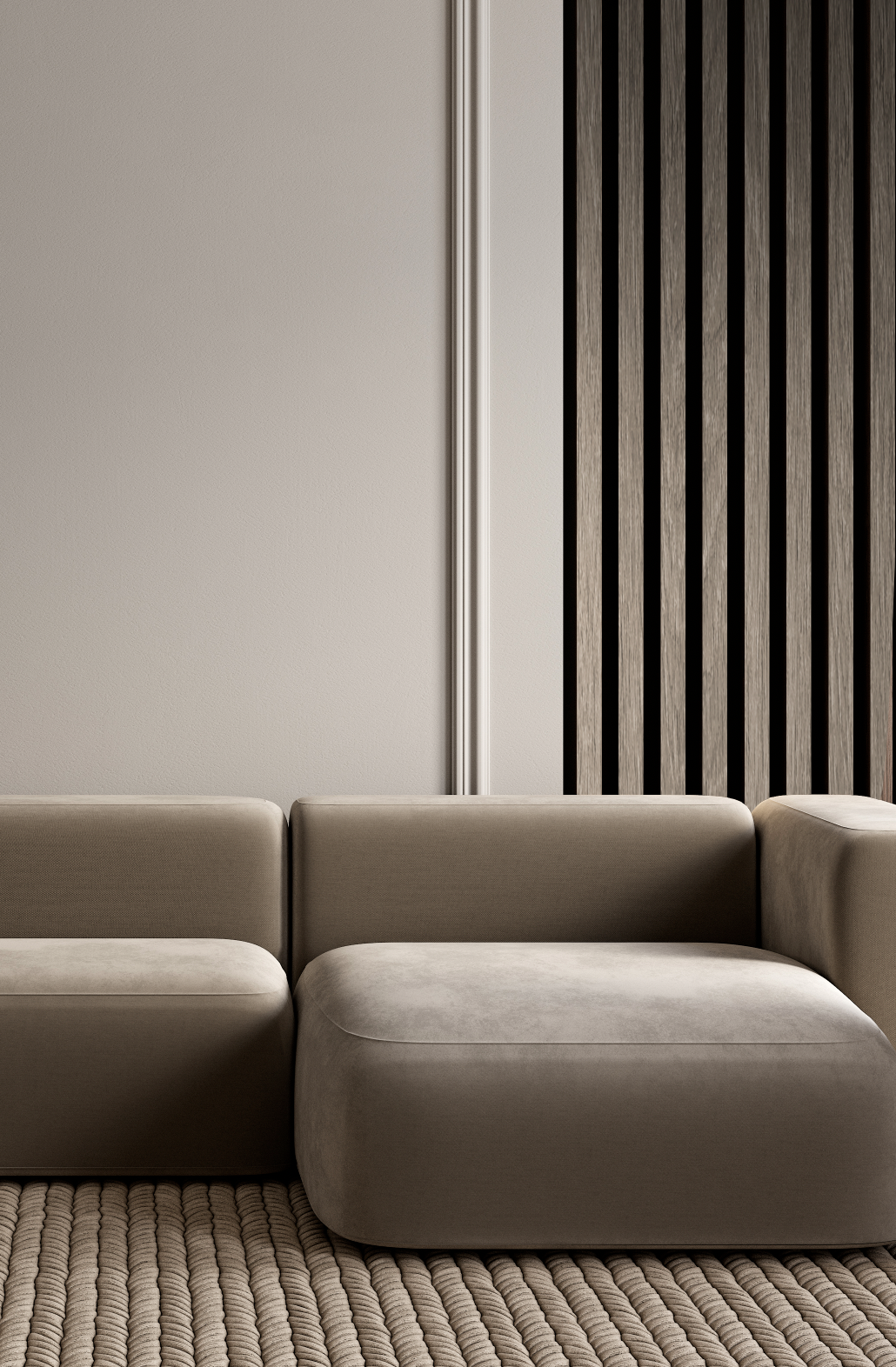 Декоративная рейка LB40 BR490 Hiwood 40мм×20мм×2.7м