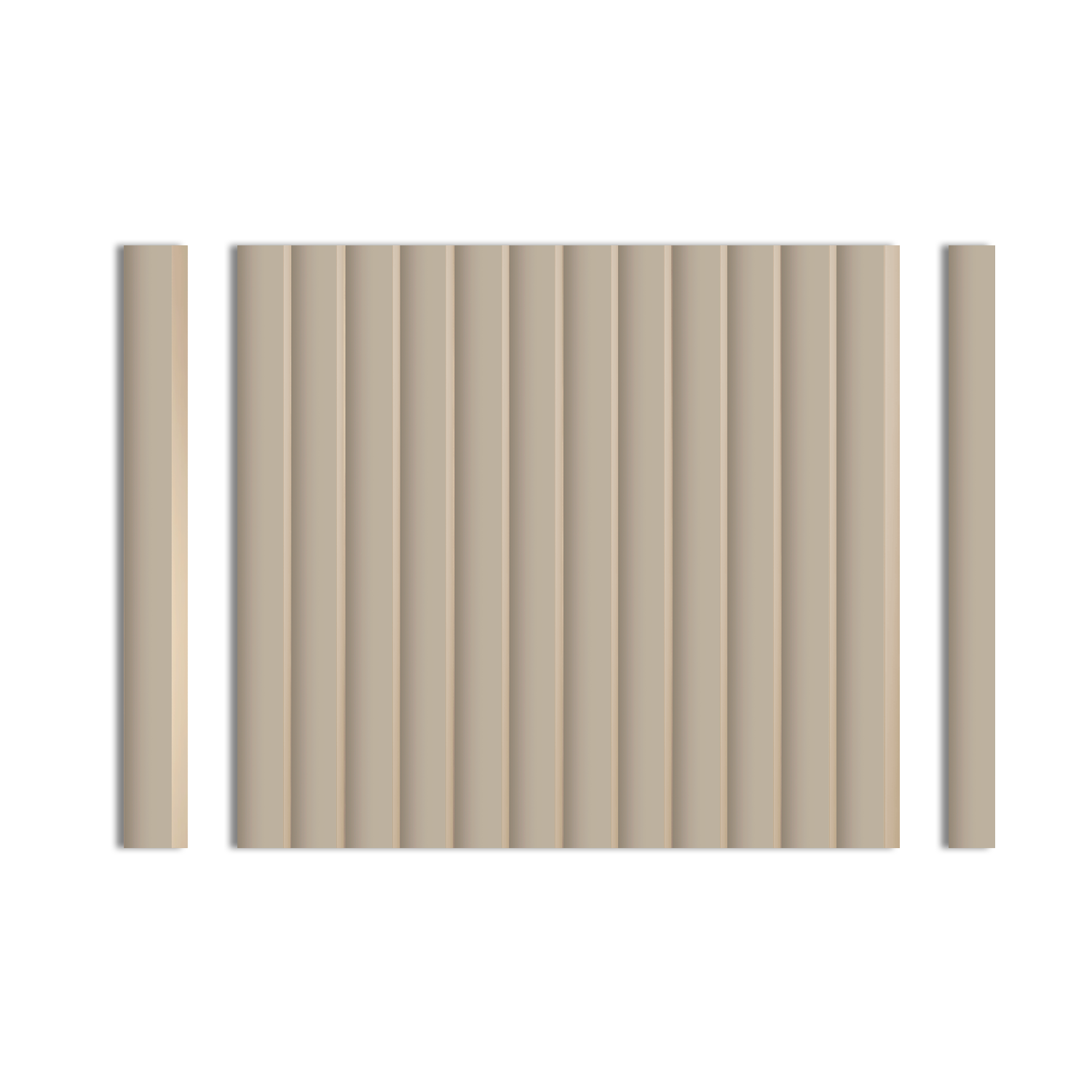 Панель декоративная LV140 BR432 Hiwood 120мм×12мм×2.7м