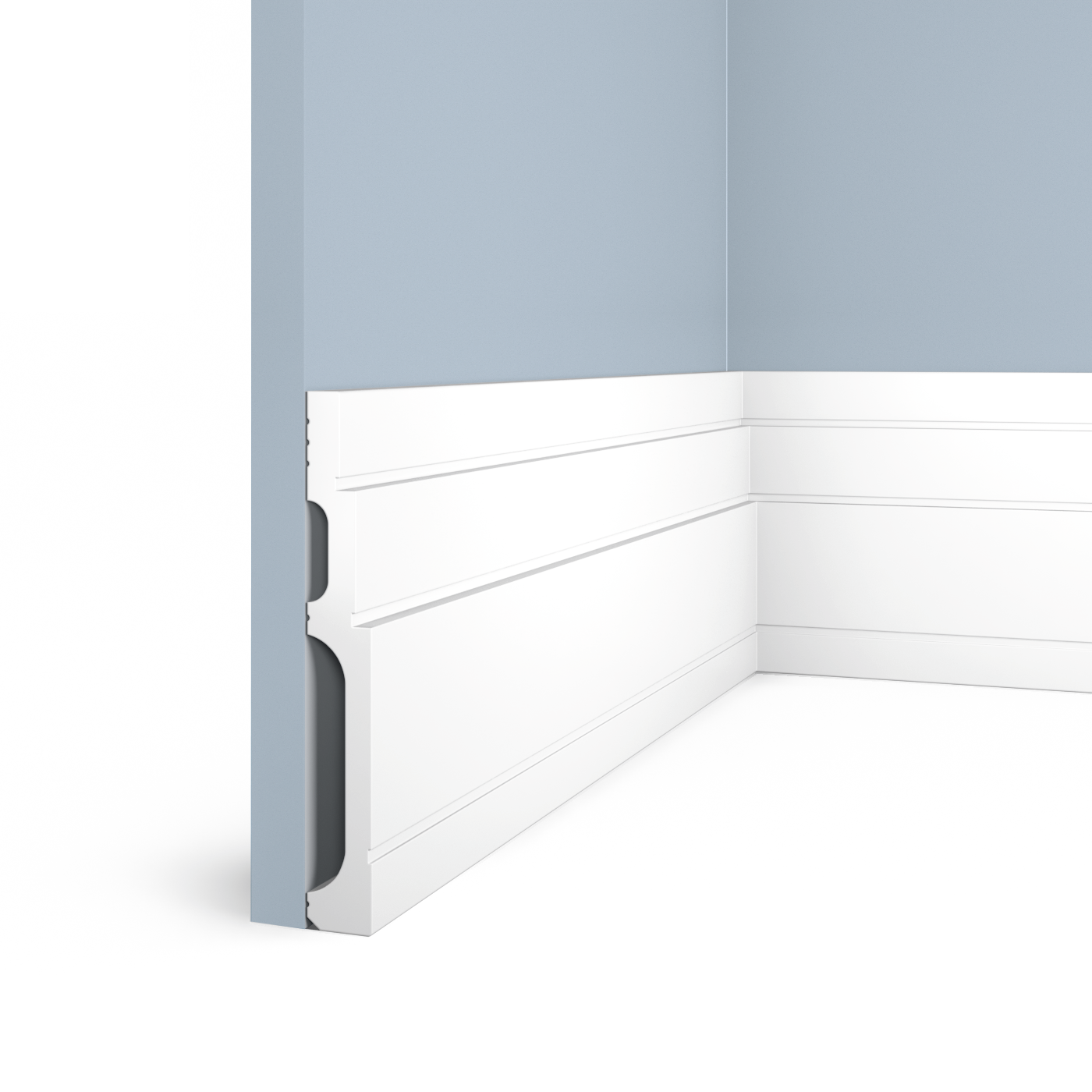 Плинтус B180V2 Hiwood 180мм×24мм×2м