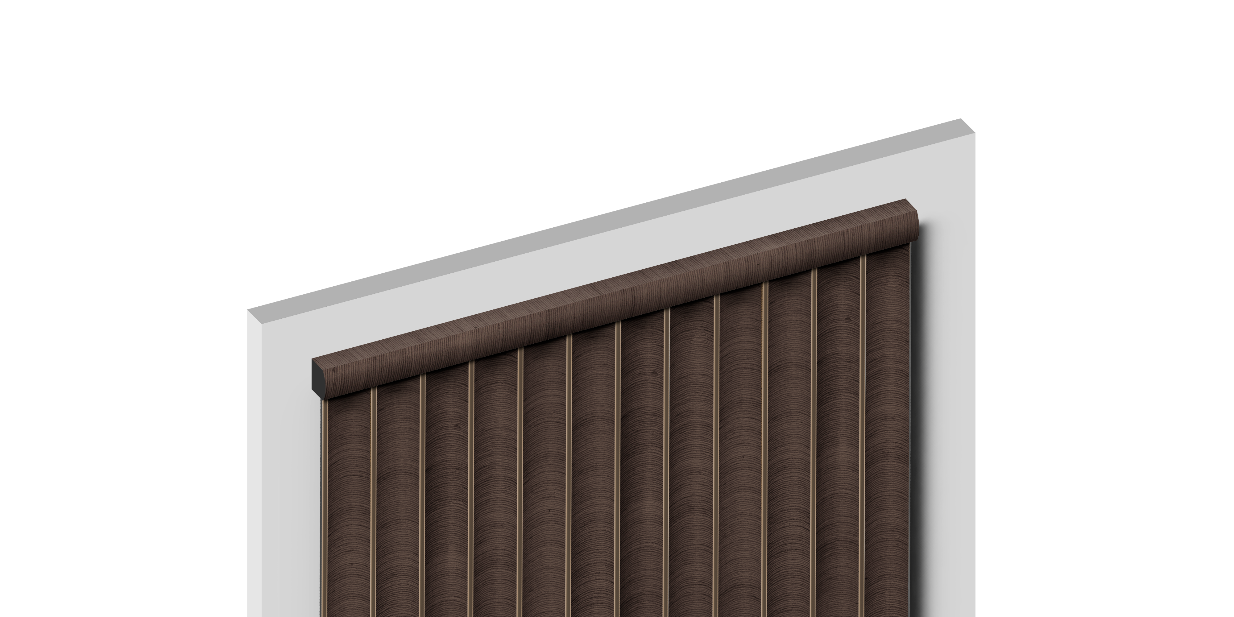 Молдинг D15V2 BR354 Hiwood 15мм×15мм×2,7м