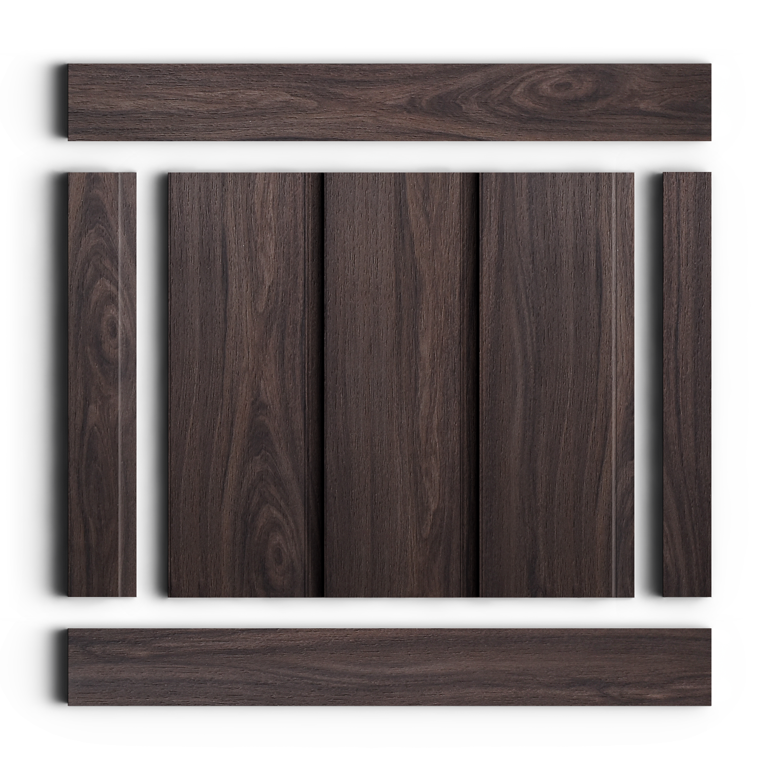 Панель декоративная LV127 BR395 Hiwood 120мм×12мм×2.7м