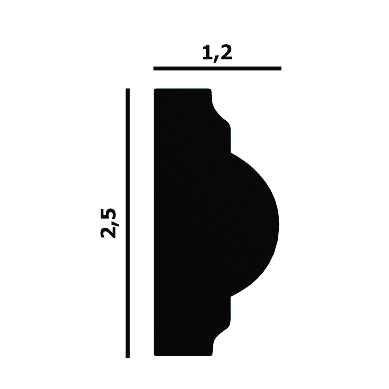 Молдинг P35 (FLEX)