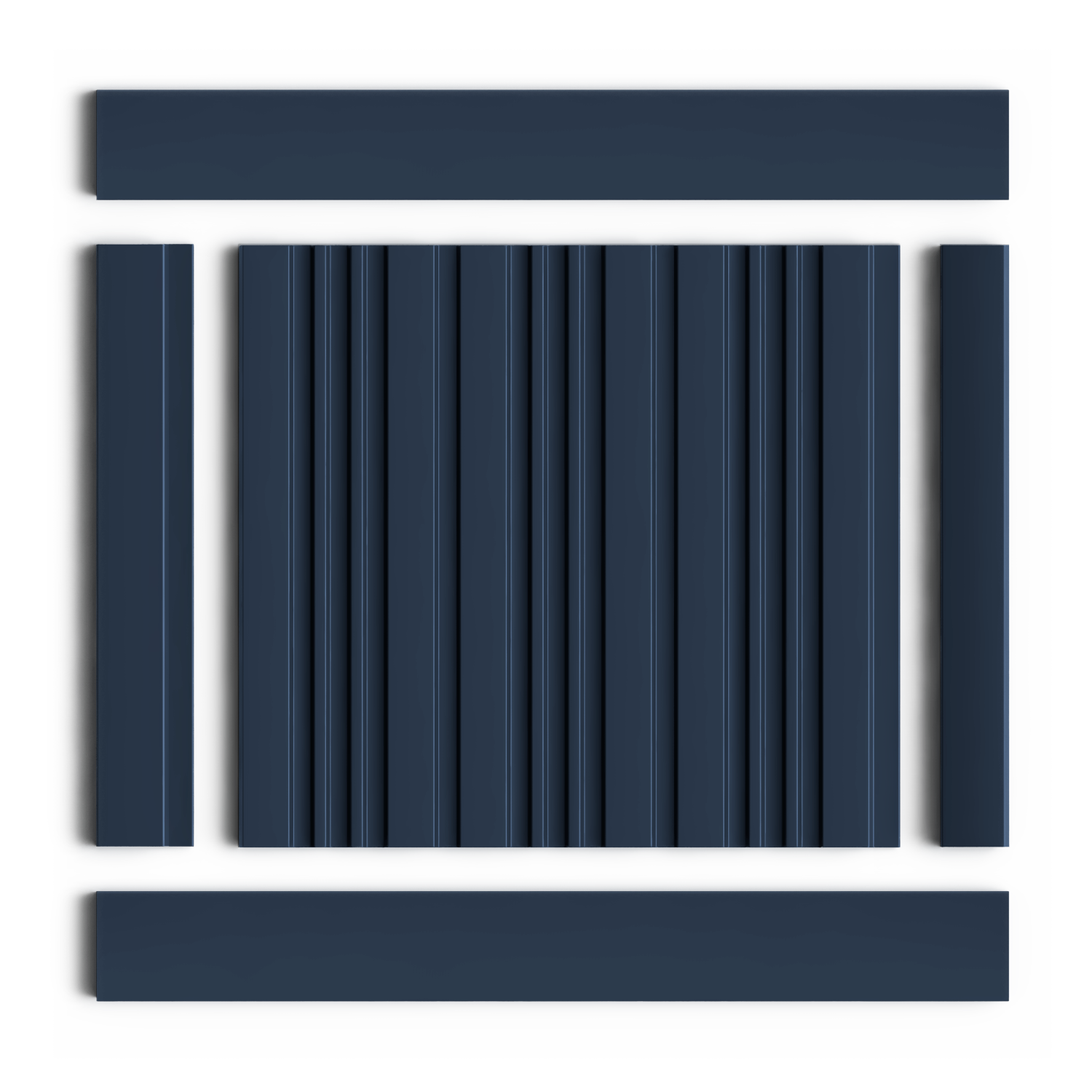 Панель декоративная LV121 BU22 Hiwood 120мм×12мм×2.7м