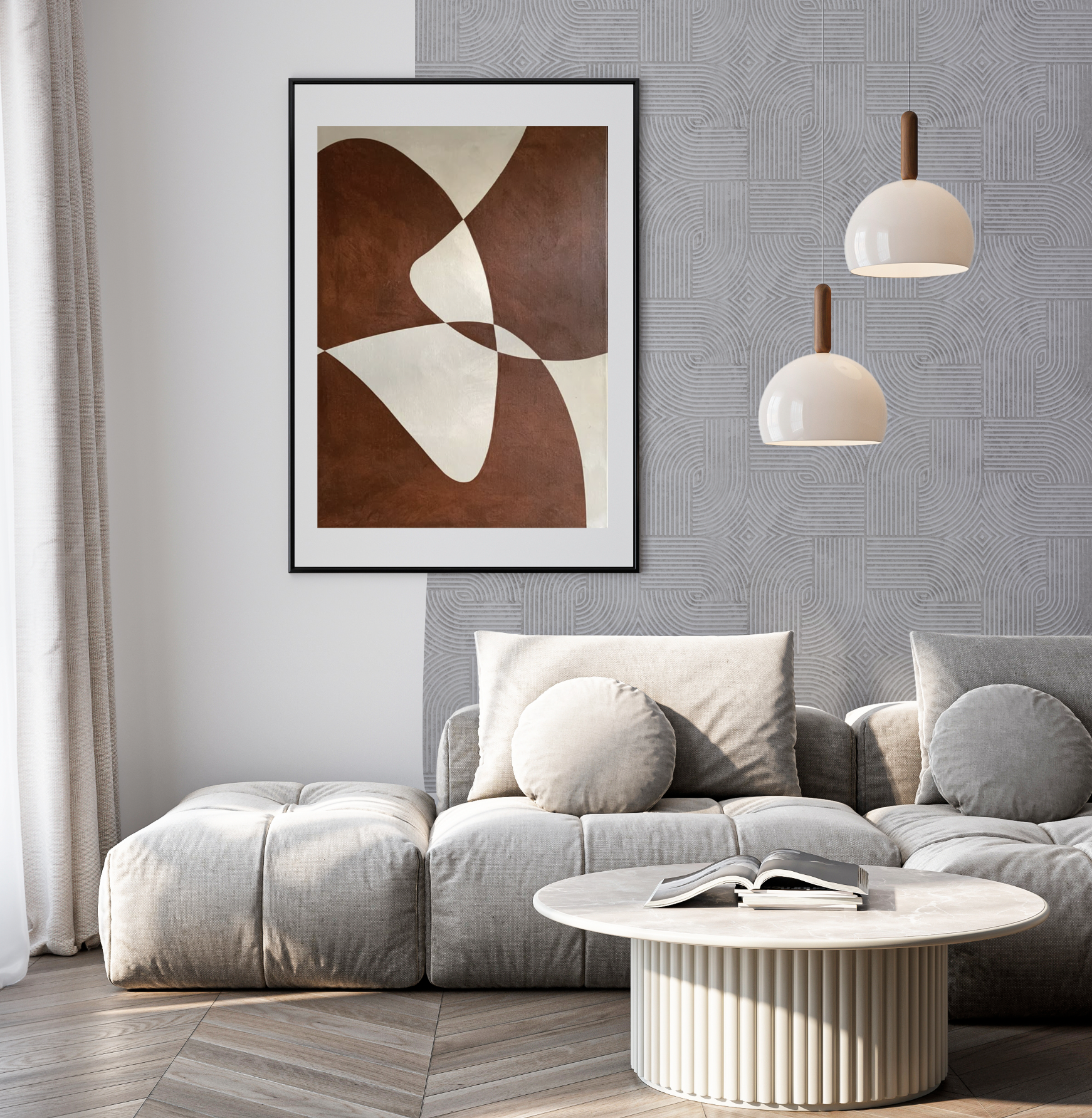 Панель декоративная DM625 GR36 Hiwood 600мм×4мм×3м