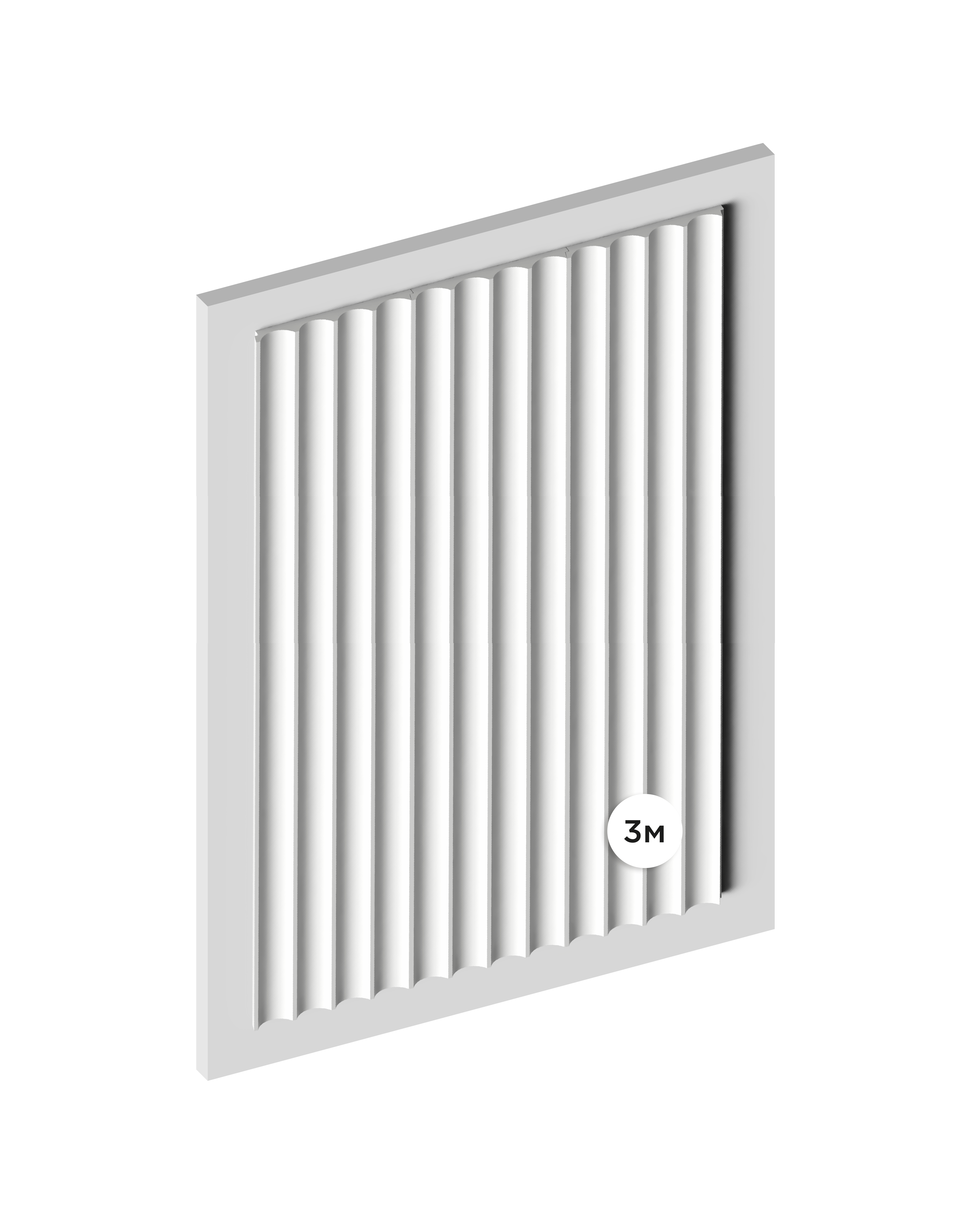 Панель декоративная LV139 LONG NP Hiwood 120мм×12мм×3м