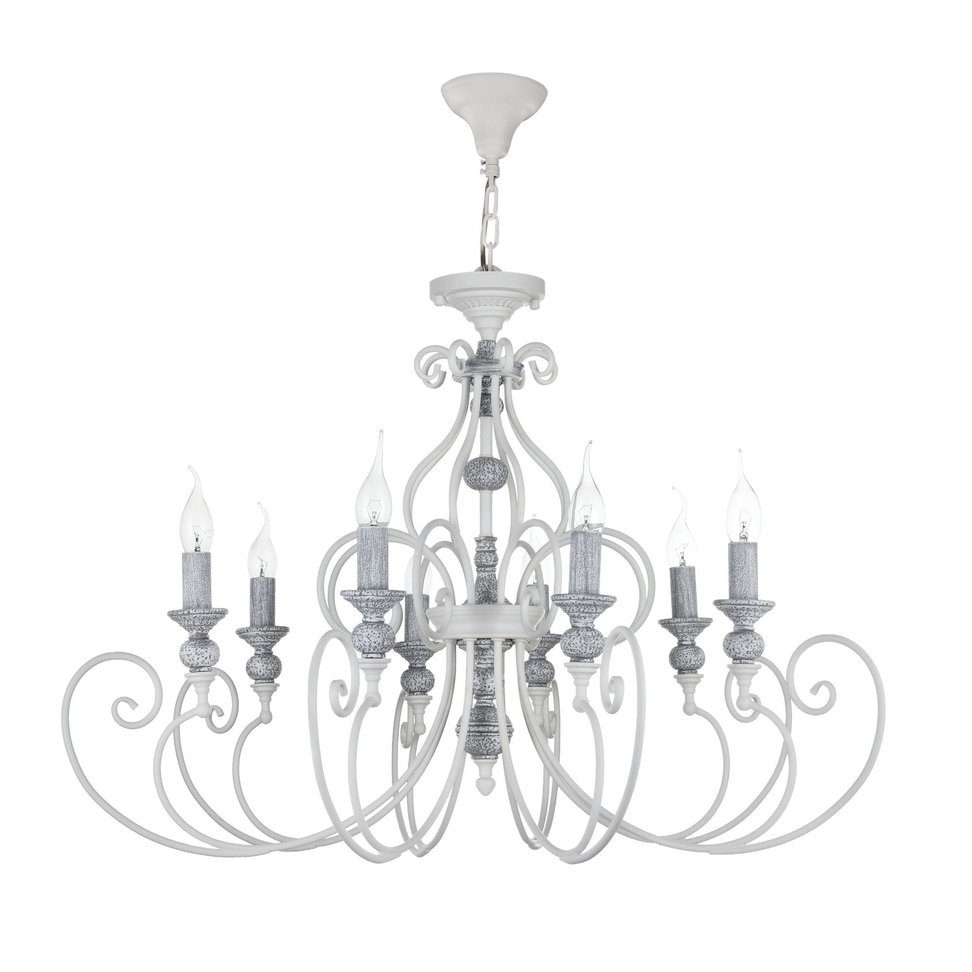 Люстра Maytoni Elegant ARM631-PL-08-W