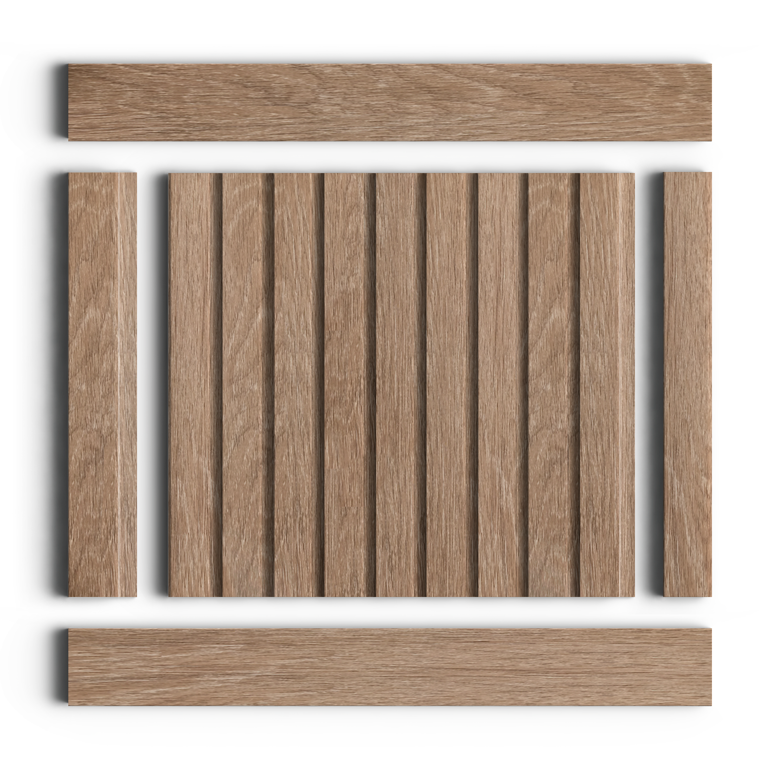 Панель декоративная LV124 BR416 Hiwood 120мм×12мм×2.7м