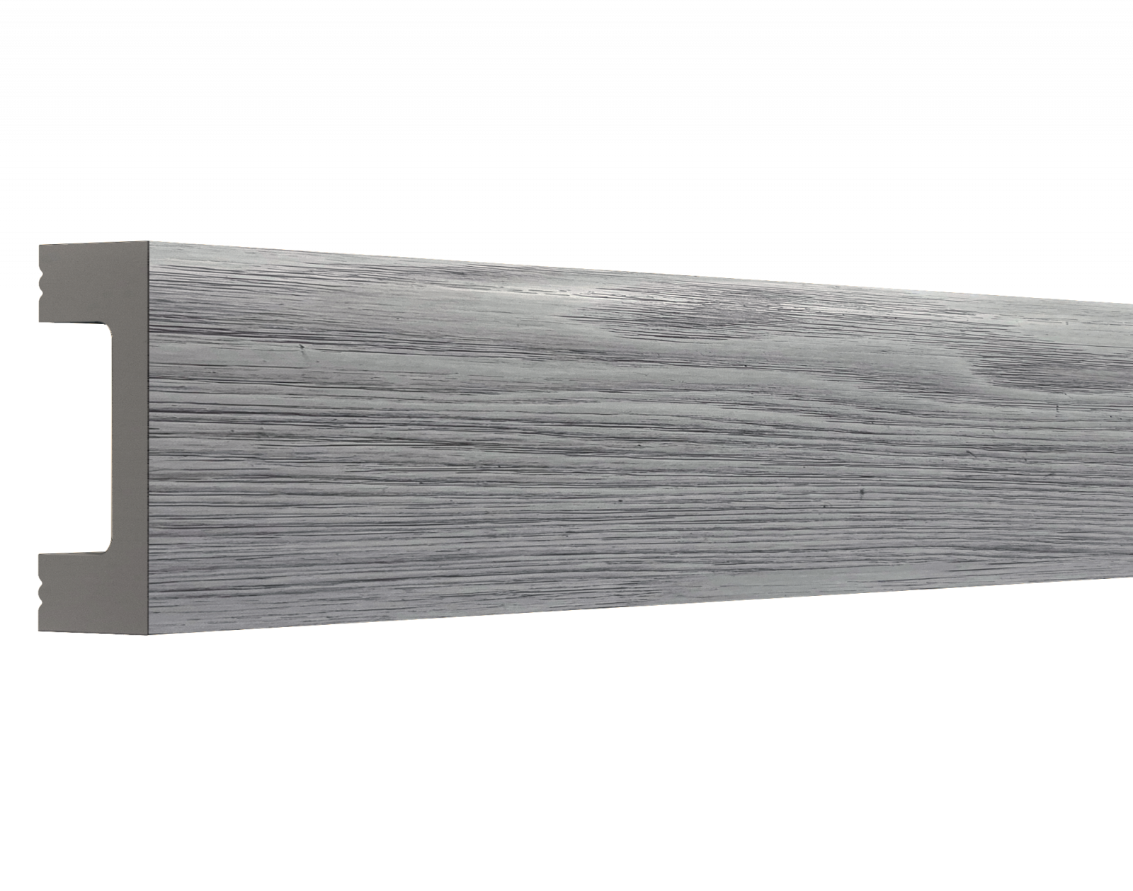 Молдинг МЛ 18/2,6 Bello Deco Выбеленный дуб 40мм×15мм×2,6м