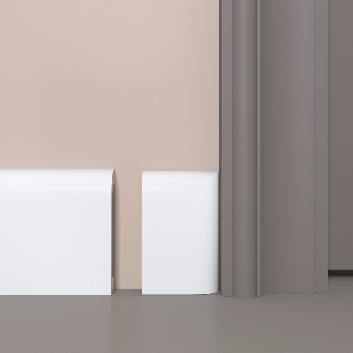 Плинтус напольный П16 Bello Deco 80мм×19мм×2м