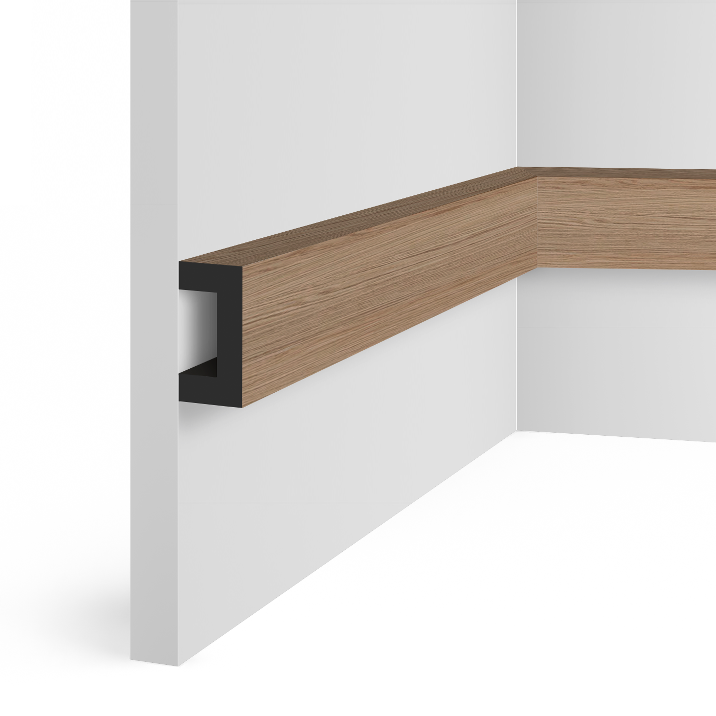 Декоративная рейка LB40 BR417 Hiwood 40мм×20мм×2.7м