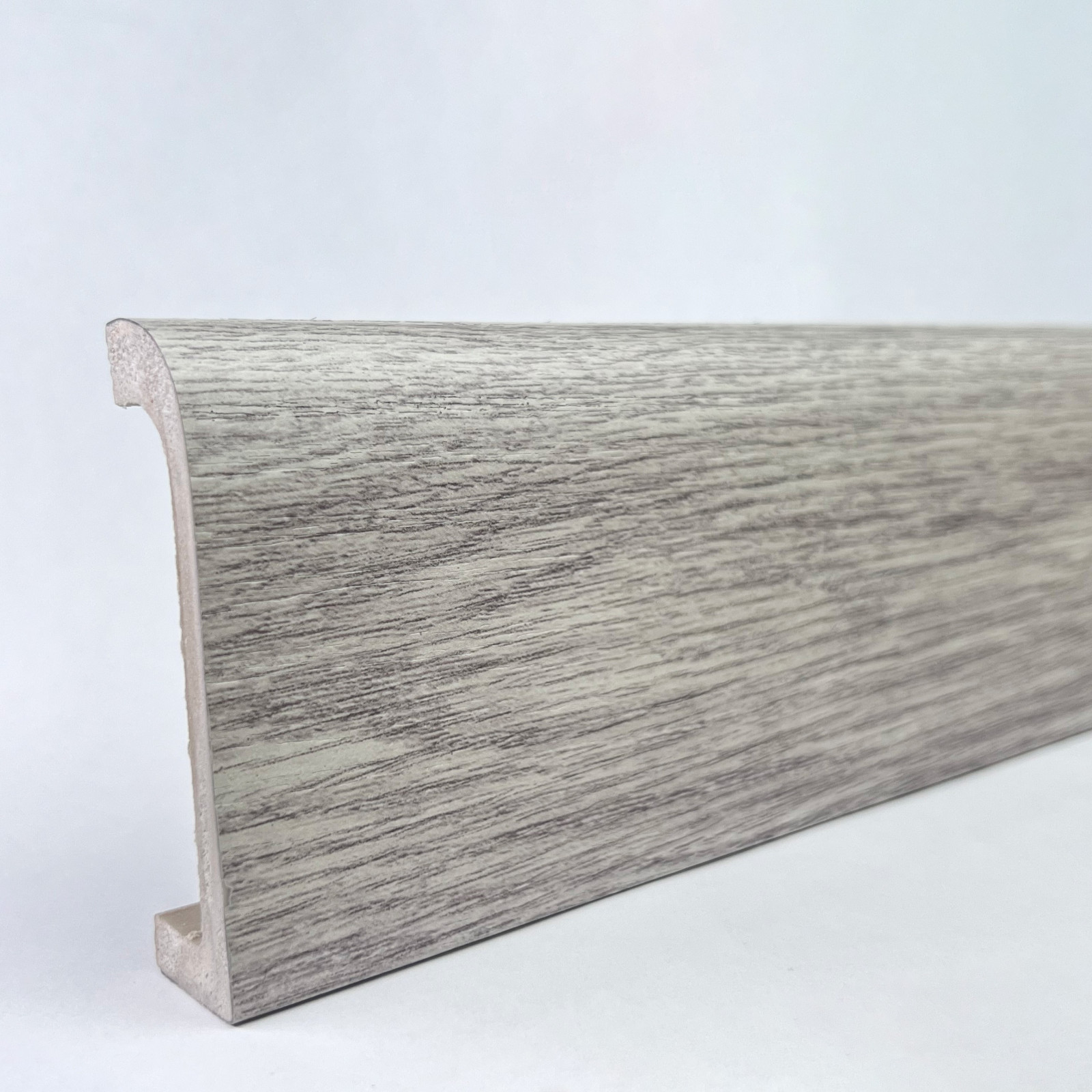 Плинтус напольный ПЛ 16 Bello Deco Орех айвори 80мм×19мм×2м