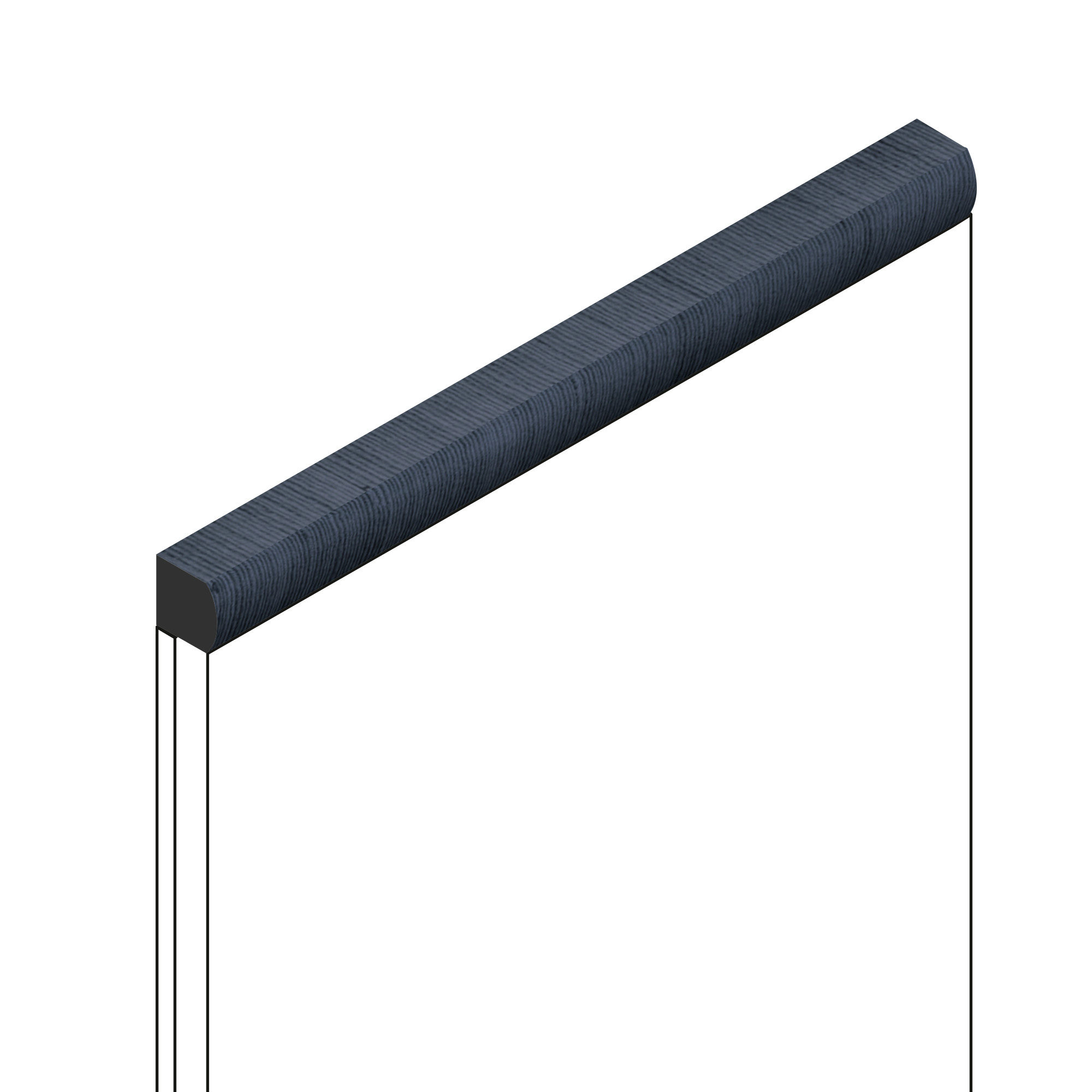 Молдинг D15V2 BU20 Hiwood 15мм×15мм×2,7м