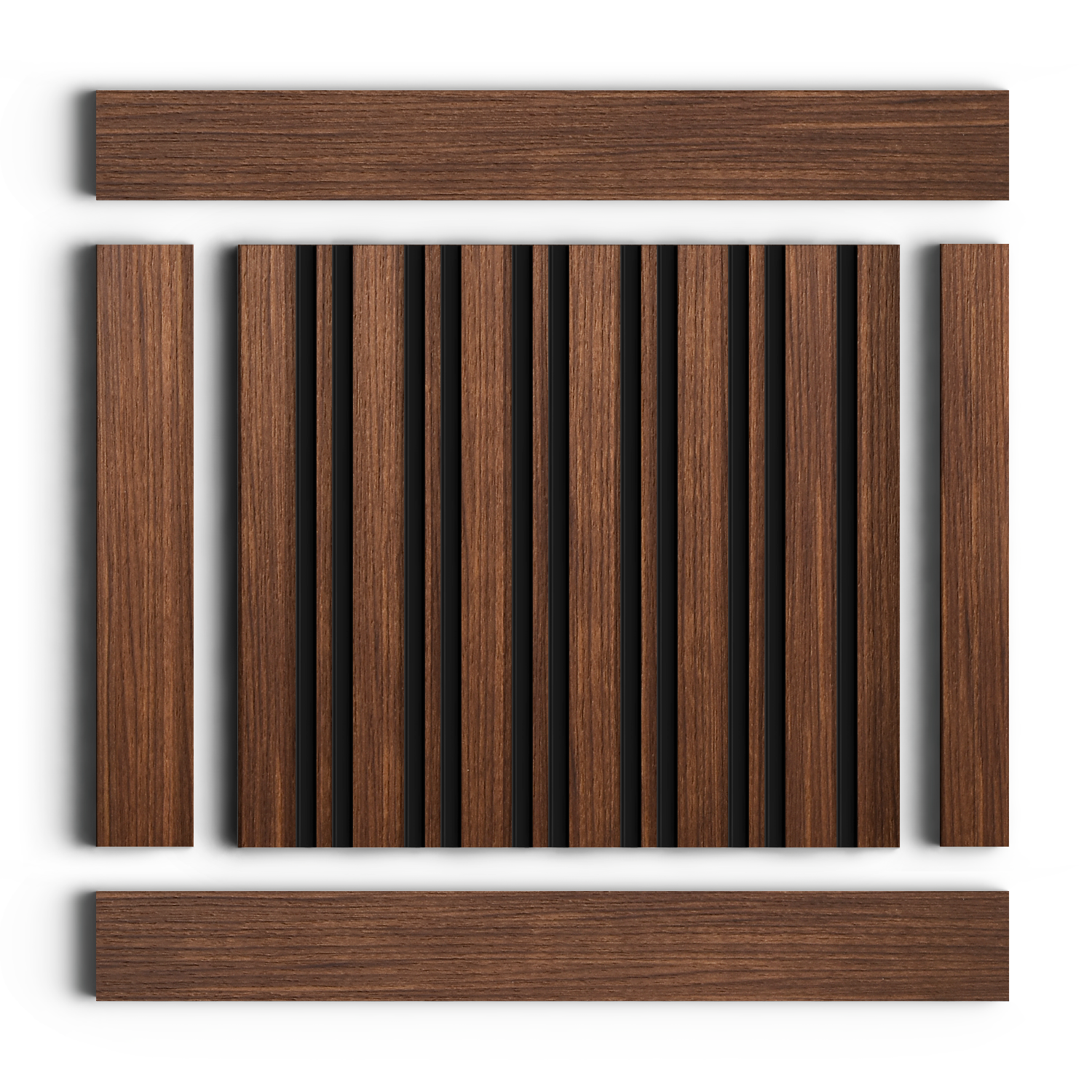 Панель декоративная LV122 BR396K Hiwood 120мм×12мм×2.7м