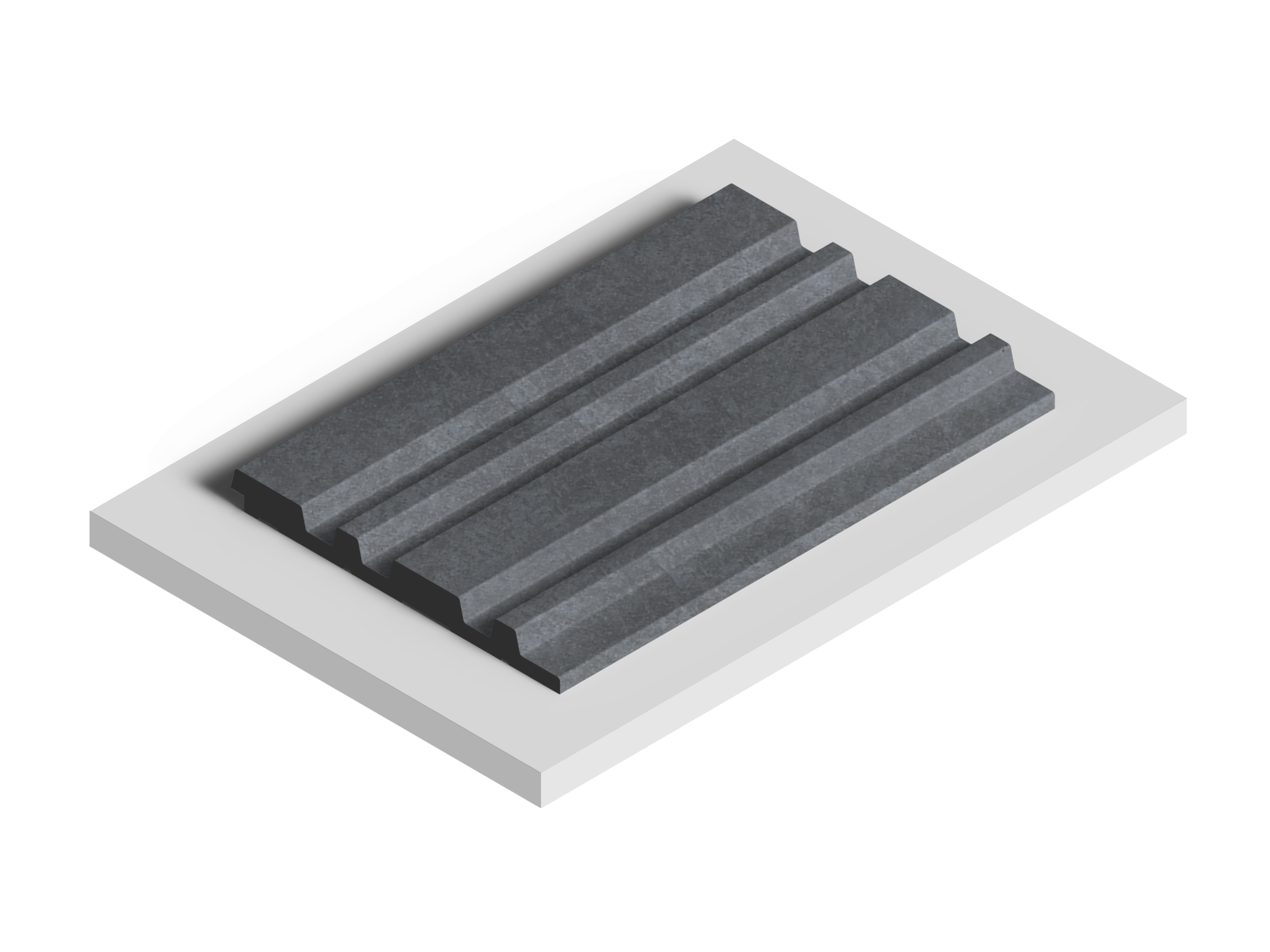 Панель декоративная LV122 S381A Hiwood 120мм×12мм×2.7м