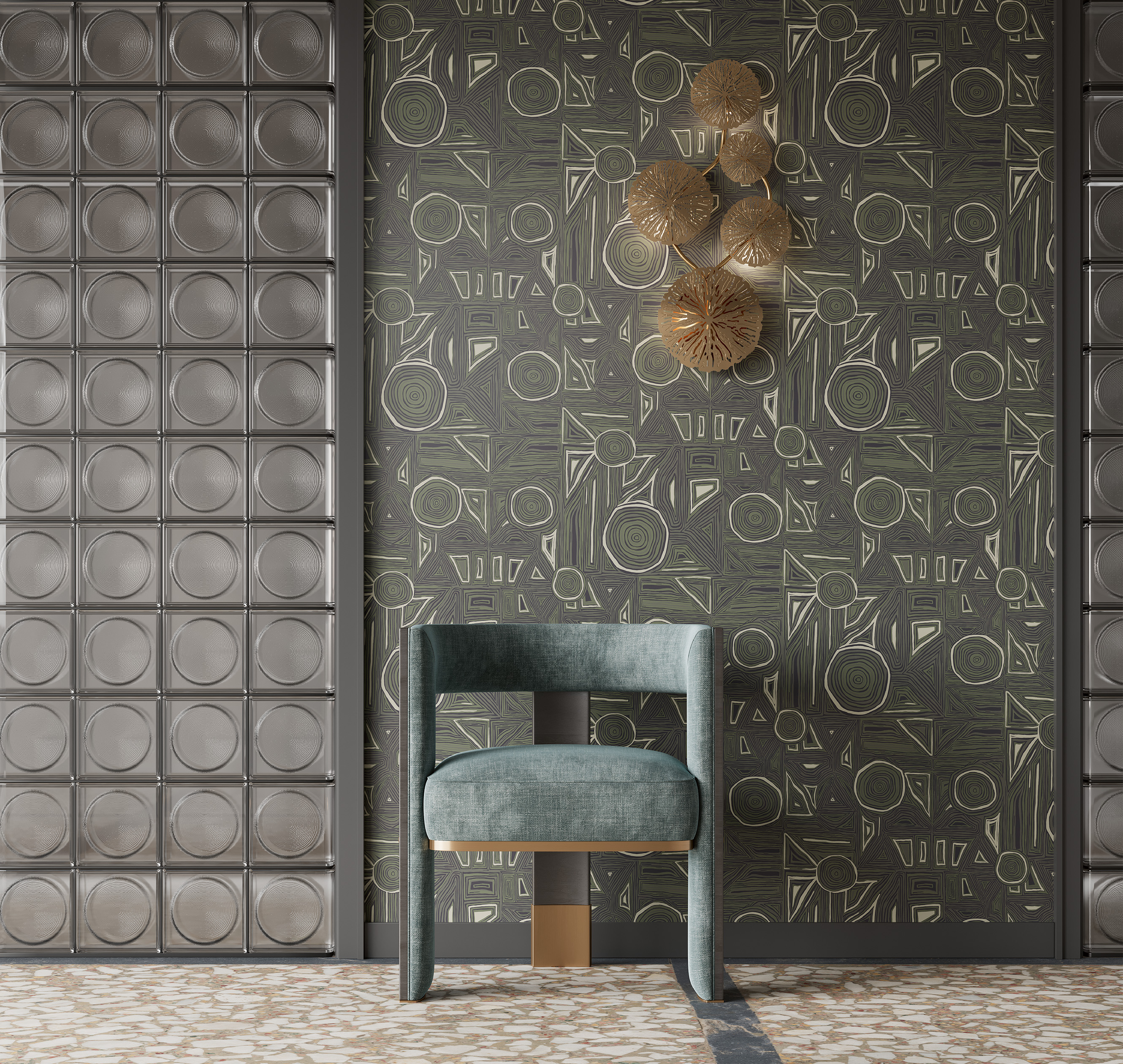 Обои PLZ1 005 Milassa Полинезия Milassa коллекция Полинезия производства  в интернет-магазине Обоитрейд