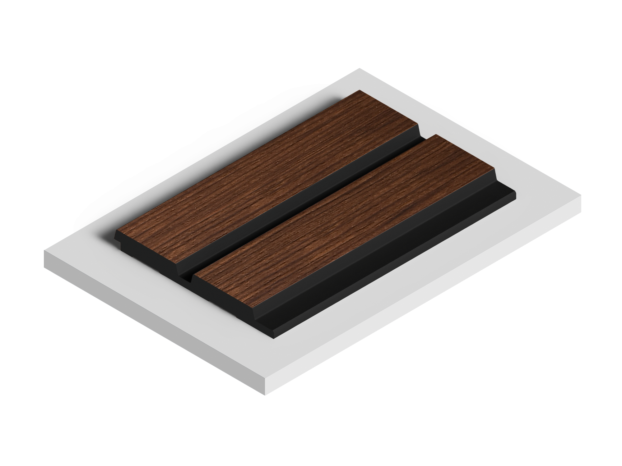 Панель декоративная LV123N BR396K Hiwood 120мм×12мм×2.7м