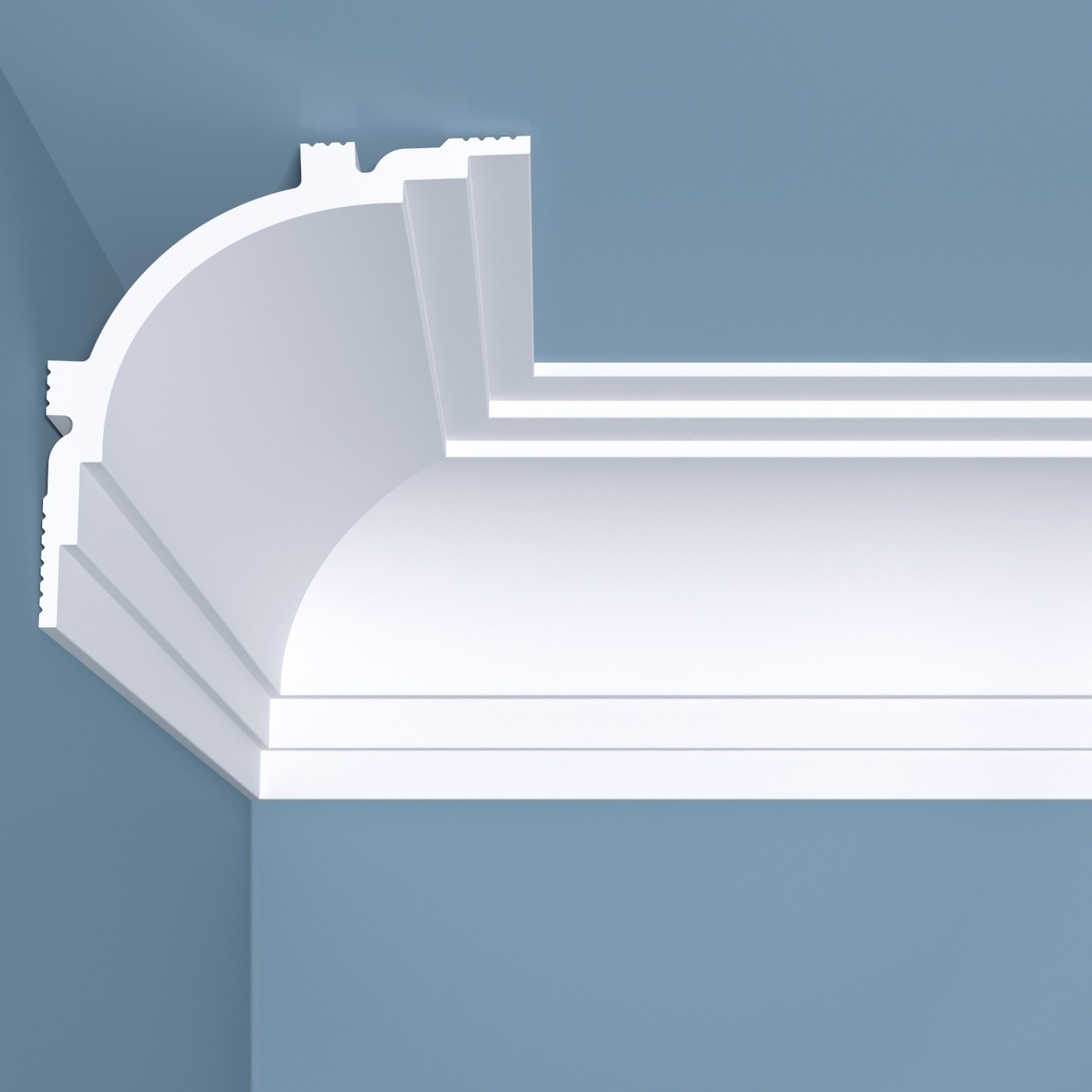 Карниз потолочный К14 Bello Deco 110мм×110мм×2м