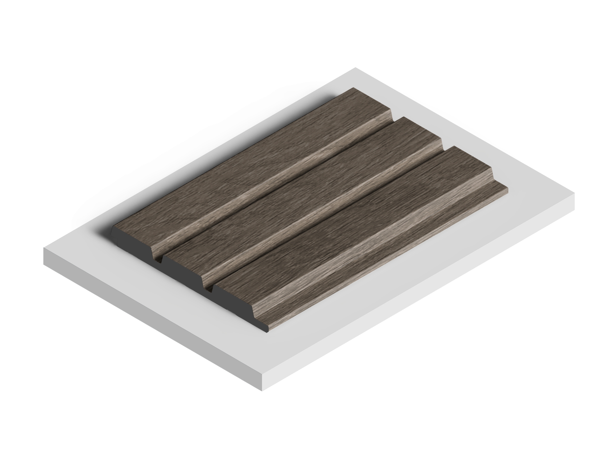 Панель декоративная LV124 BR490 Hiwood 120мм×12мм×2.7м