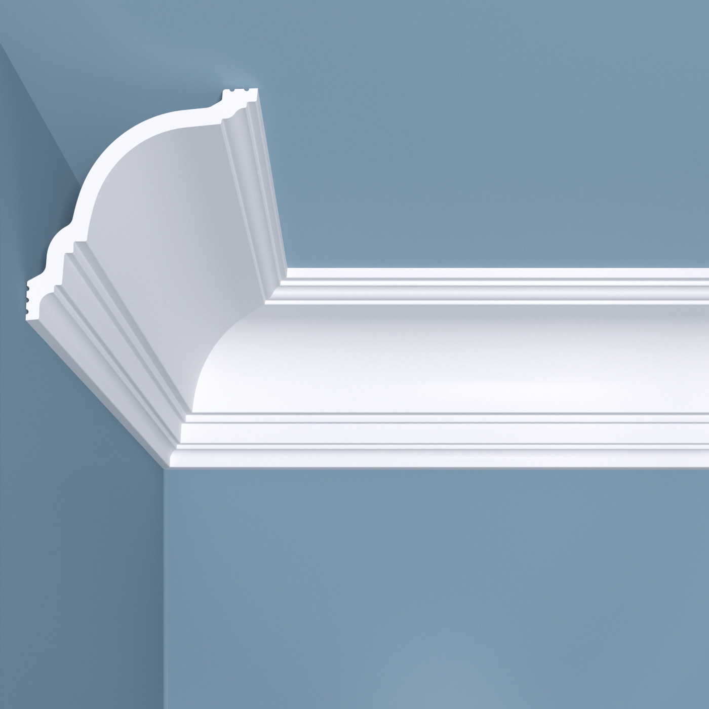 Карниз потолочный К16 Bello Deco 80мм×80мм×2м